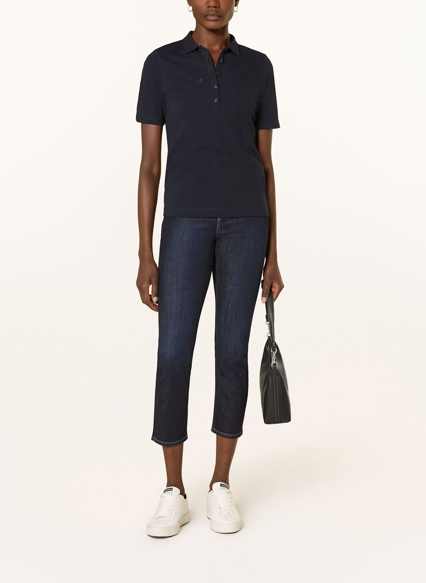 BOGNER Piqué-Poloshirt MALIKA: DUNKELBLAU