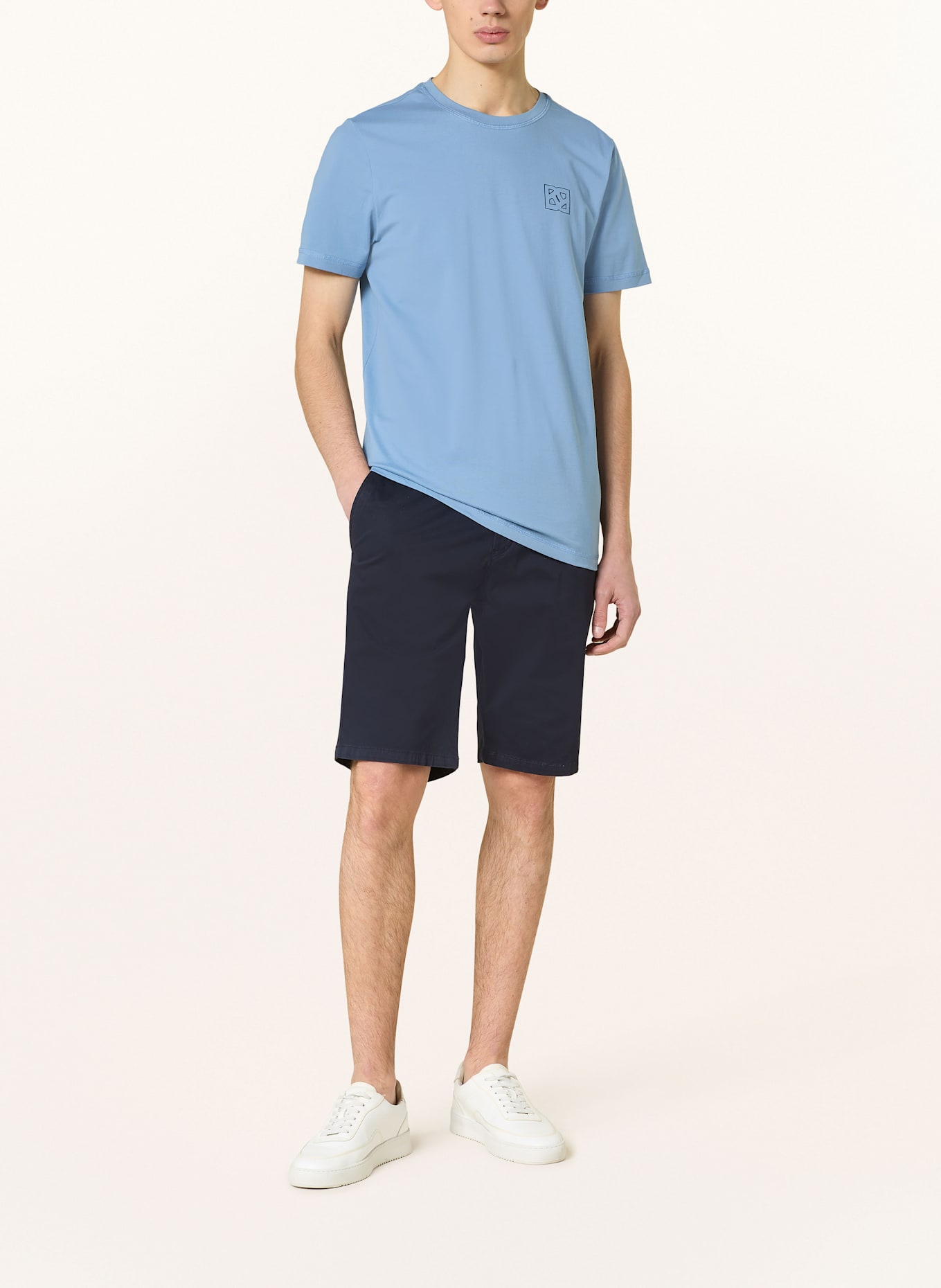 BOGNER T-Shirt ROC: BLAUGRAU