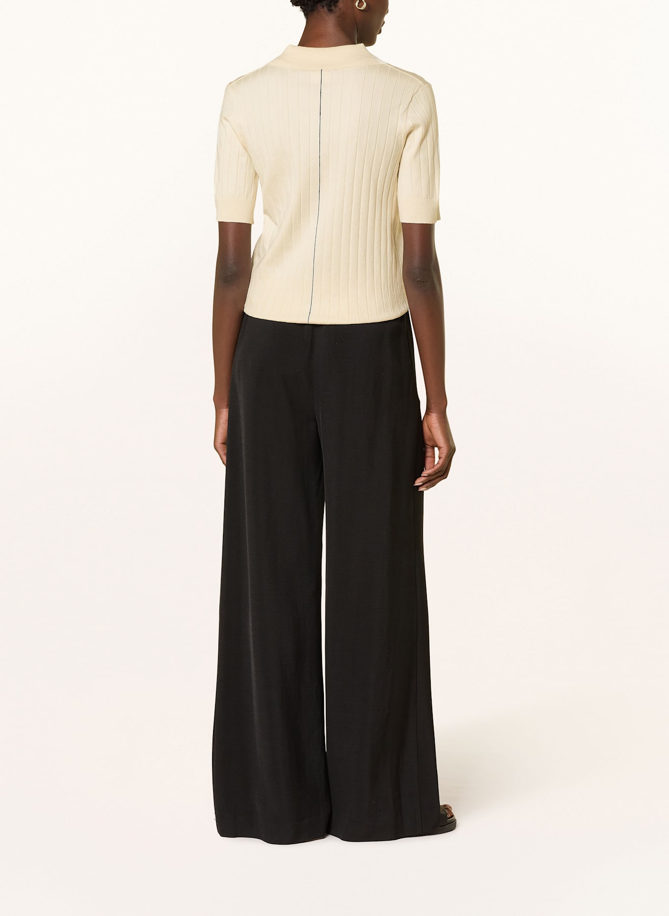 BOGNER Strickshirt JUNE mit Seide: ECRU