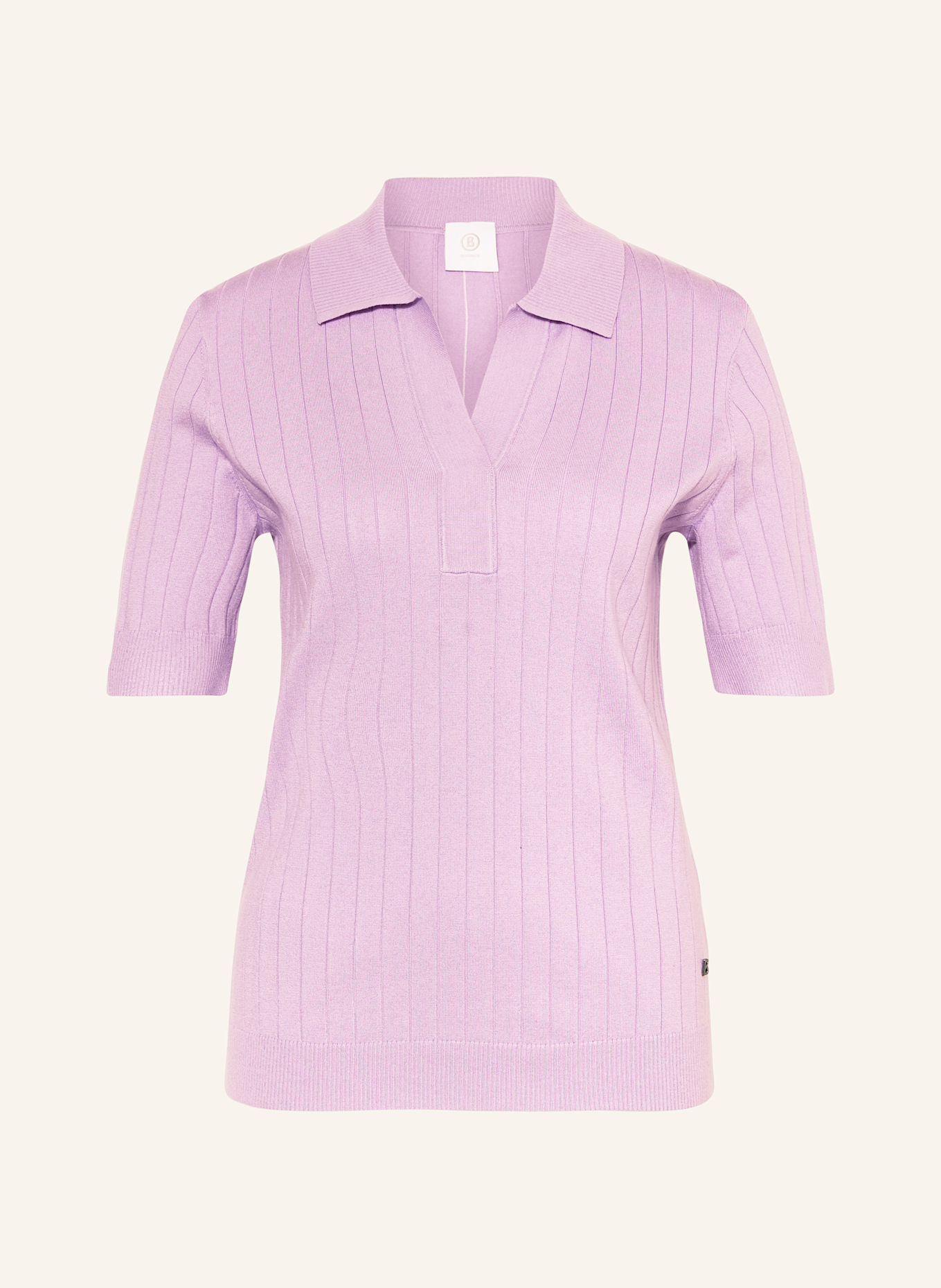 BOGNER Strickshirt JUNE mit Seide: HELLLILA