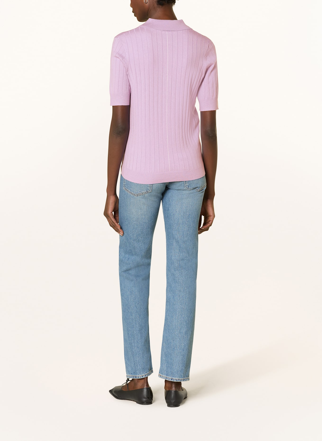 BOGNER Strickshirt JUNE mit Seide: HELLLILA
