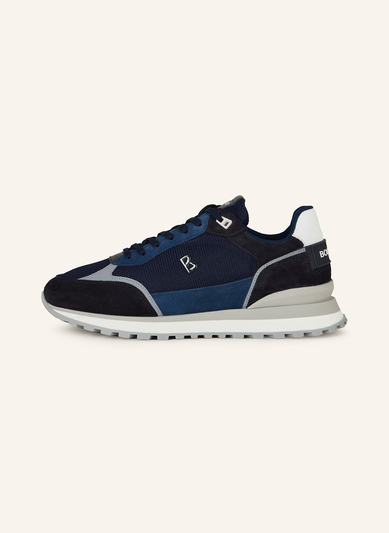 BOGNER Sneaker NEWPORT: DUNKELBLAU/ SCHWARZ/ WEISS