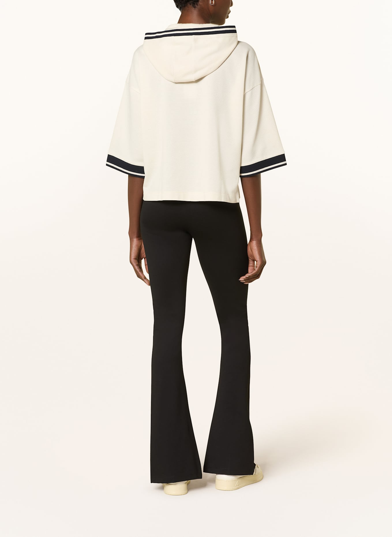 BOGNER Piqué-Hoodie HOLLY: ECRU