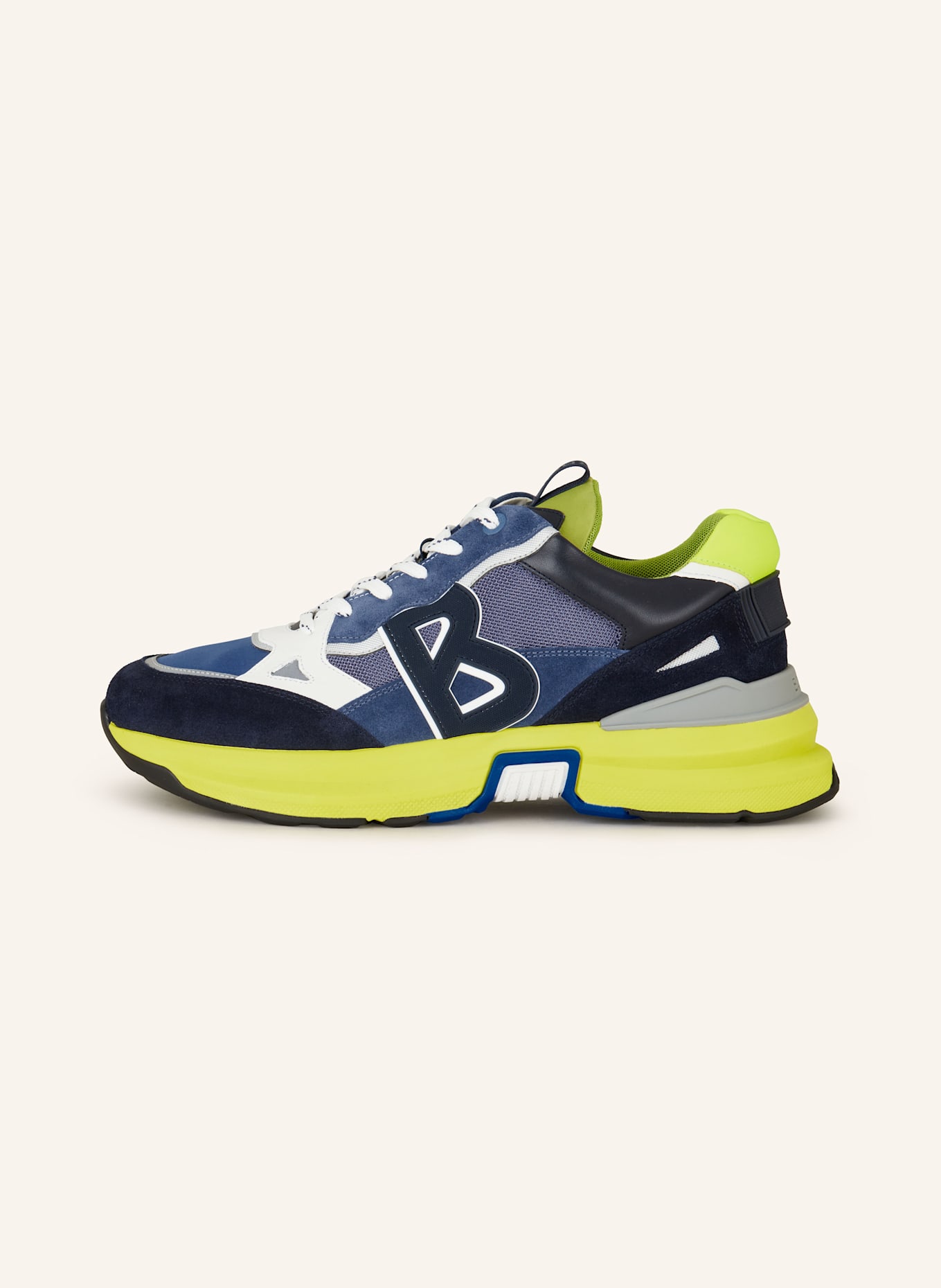 BOGNER Sneaker CTP25: BLAU/ DUNKELBLAU/ GELB