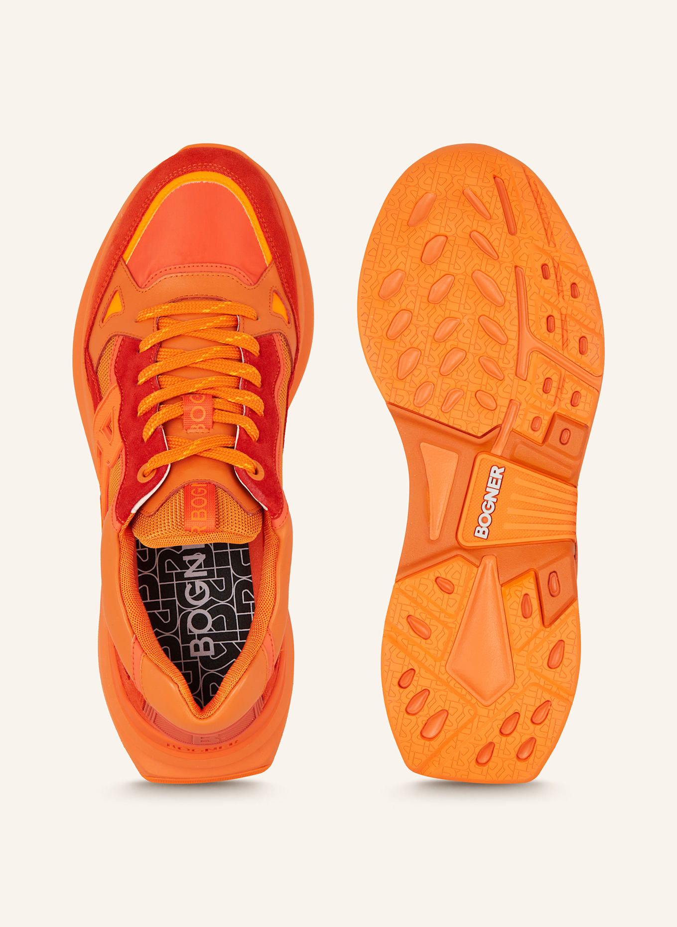 BOGNER Sneaker CTP25: ORANGE/ DUNKELORANGE