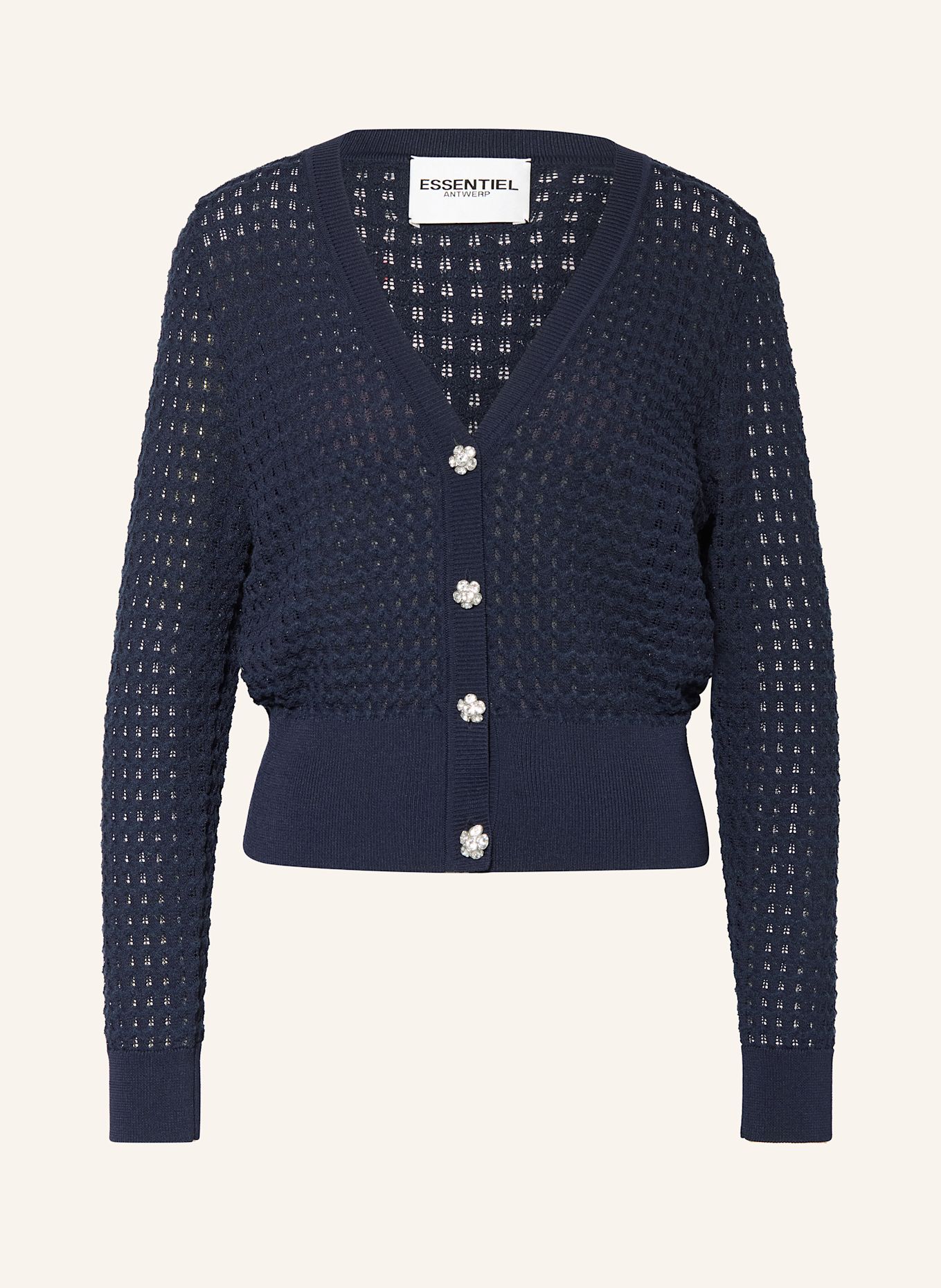 ESSENTIEL ANTWERP Cardigan HELLENIUM, Color: DARK BLUE (Image 1)