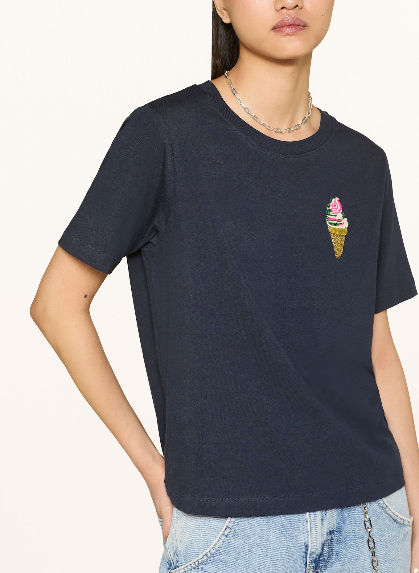 ESSENTIEL ANTWERP T-shirt HICECREAM in dark blue