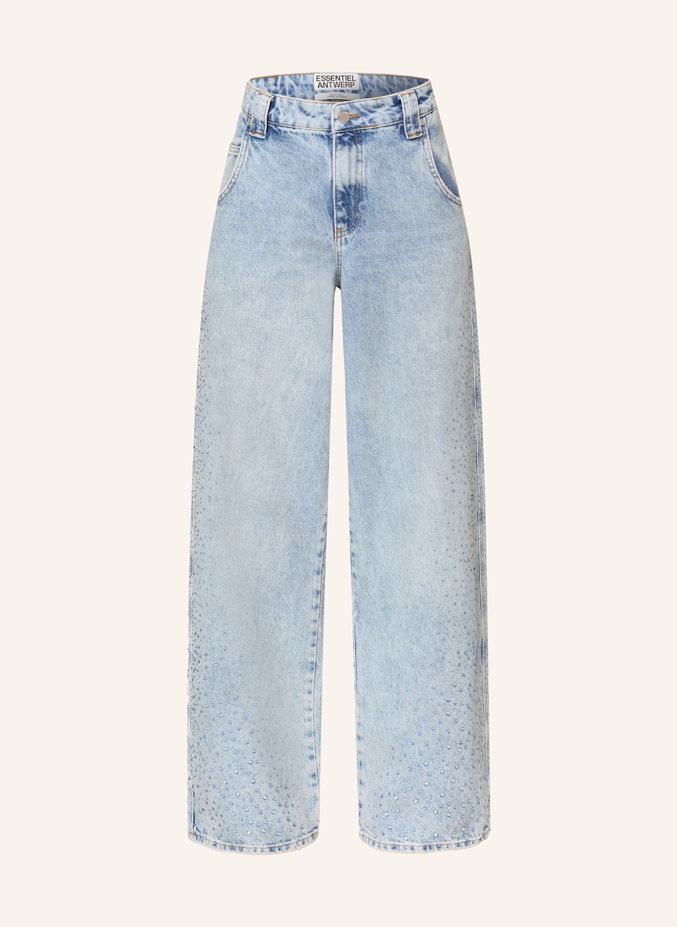 ESSENTIEL ANTWERP Jeans HIT avec pierres décoratives: AB08 Aqua Blue