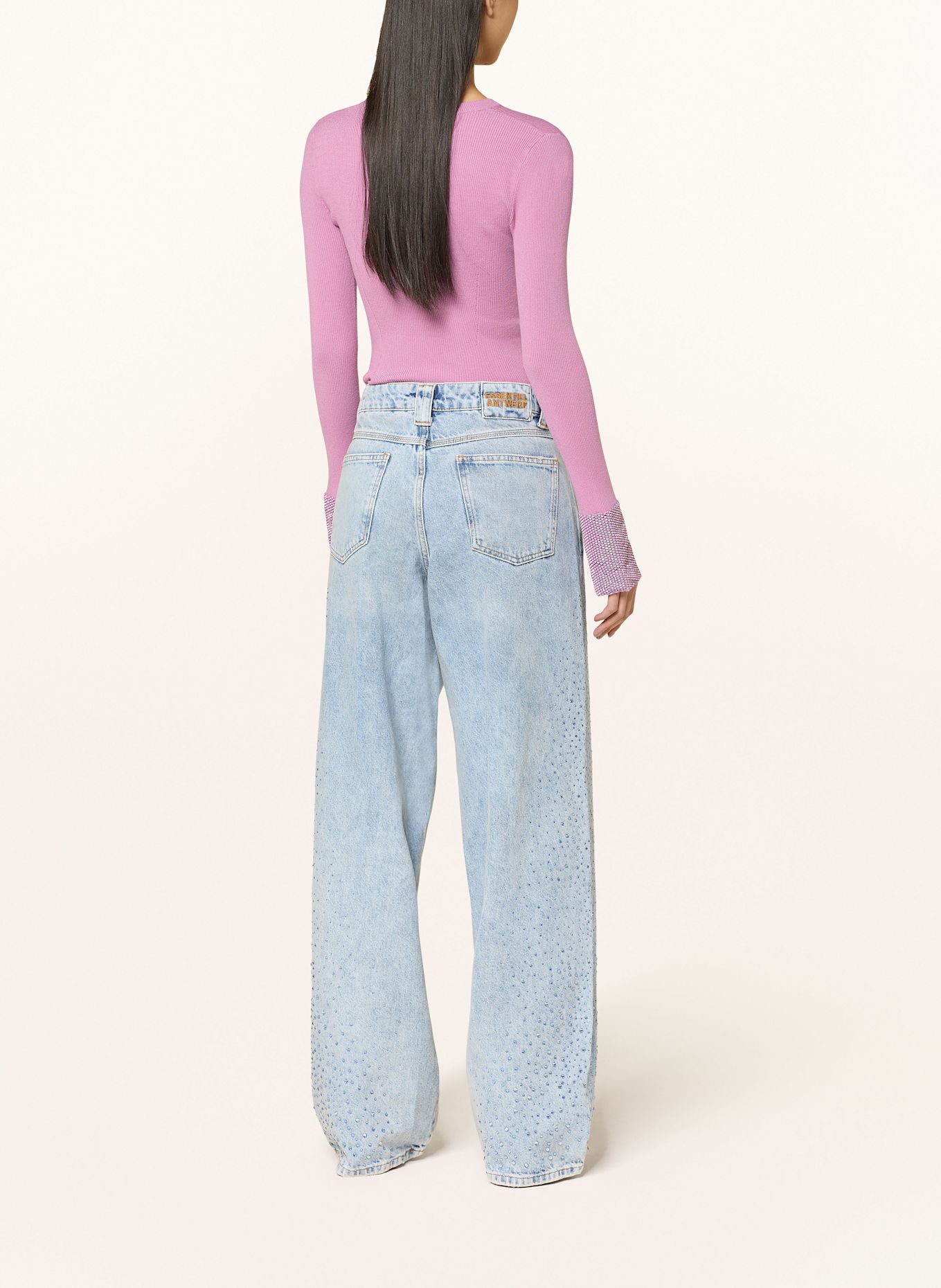 ESSENTIEL ANTWERP Jeans HIT avec pierres décoratives: AB08 Aqua Blue