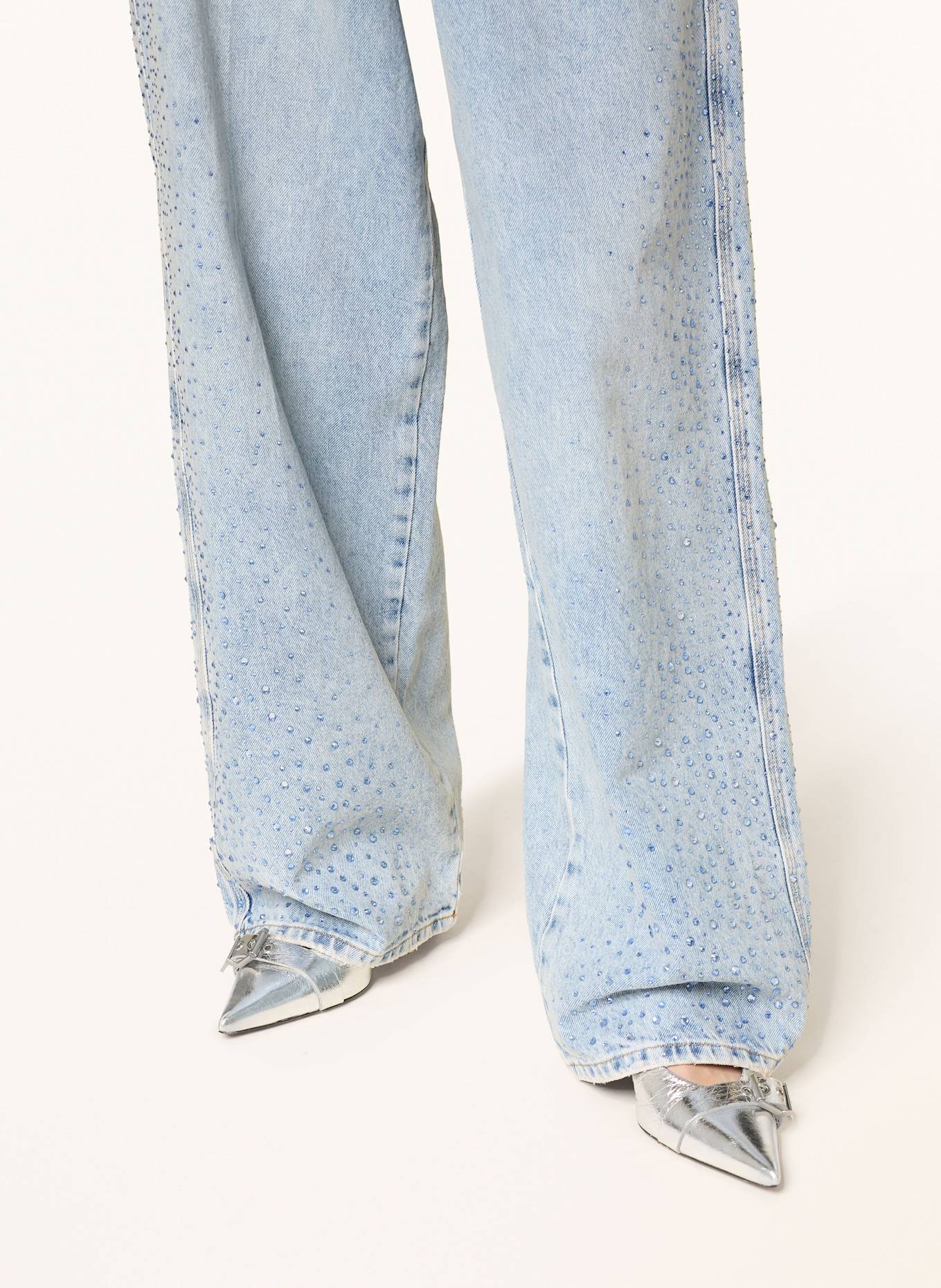 ESSENTIEL ANTWERP Jeans HIT avec pierres décoratives: AB08 Aqua Blue
