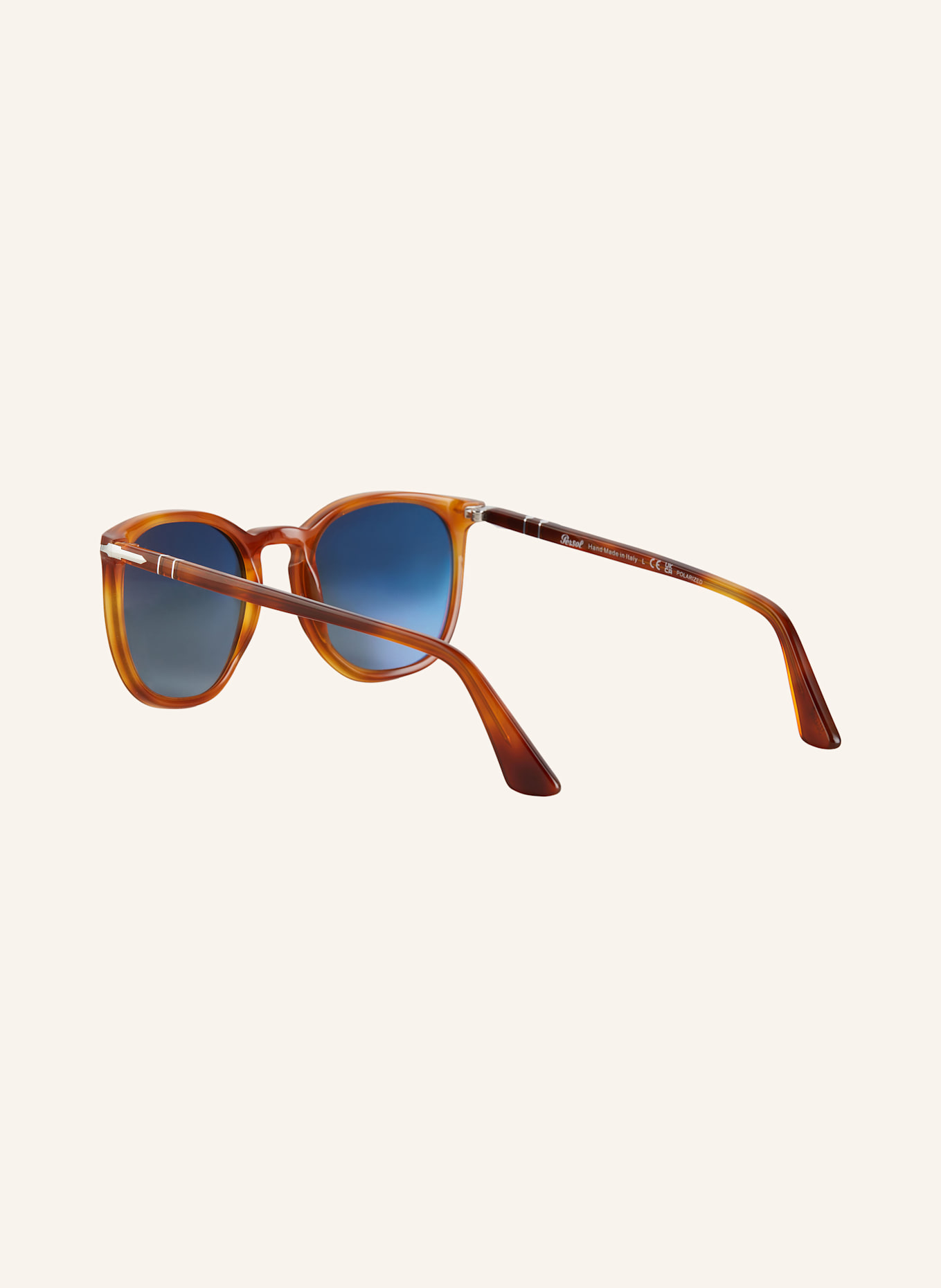 Persol Sonnenbrille PO3316 Transitions®: 96/S3 - HAVANA/ BLAU POLARISIERT