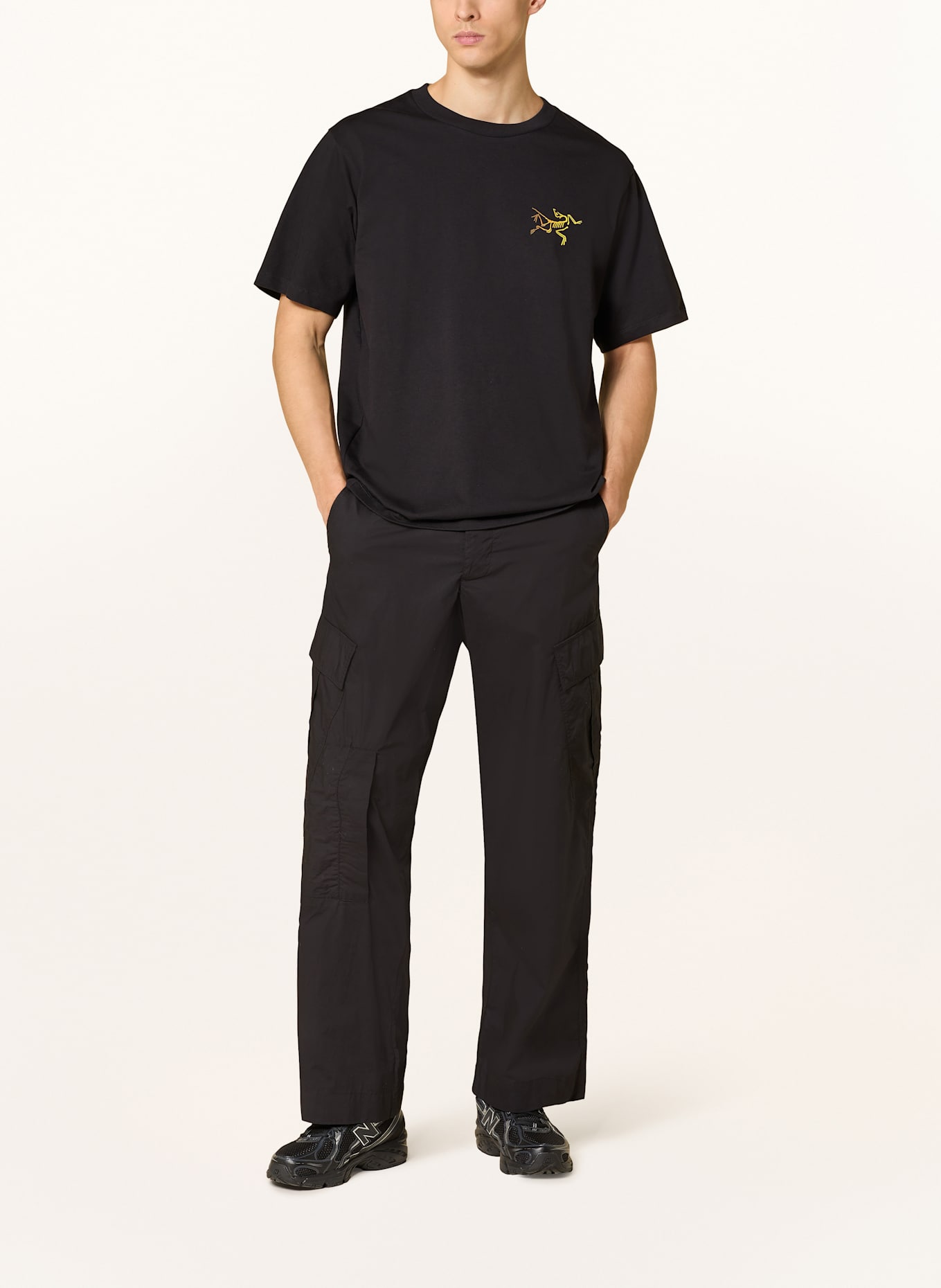 ARC'TERYX T-shirt KRAGG: SVART
