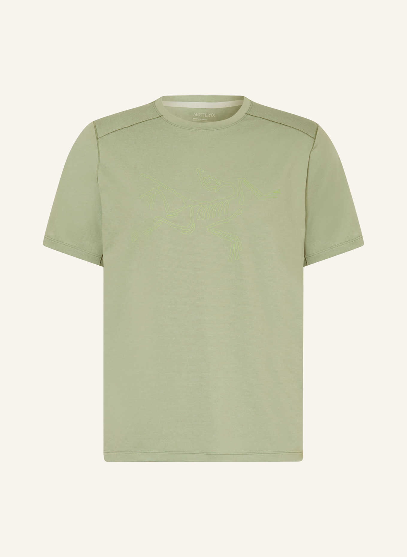 ARC'TERYX T-Shirt CORMAC LOGO: HELLGRÜN