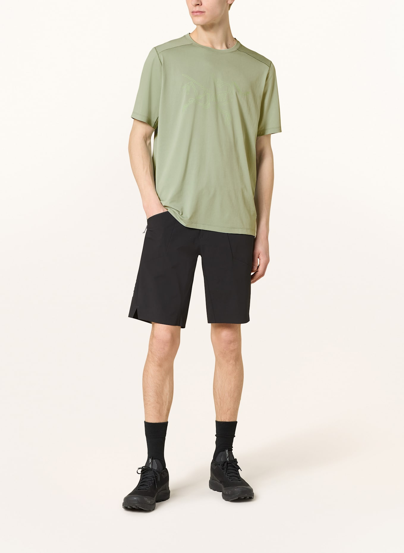 ARC'TERYX T-Shirt CORMAC LOGO: HELLGRÜN