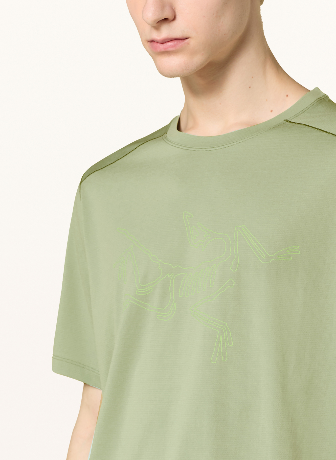 ARC'TERYX T-Shirt CORMAC LOGO: HELLGRÜN