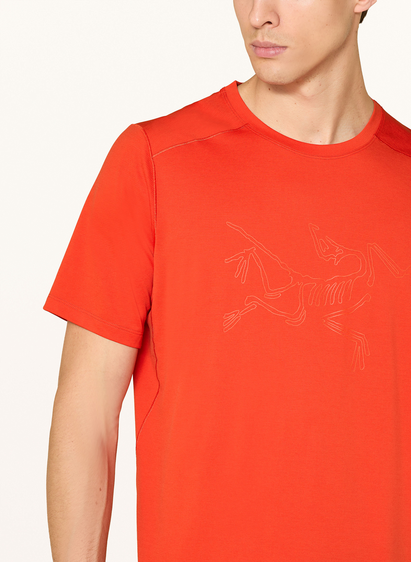 ARC'TERYX T-Shirt CORMAC LOGO: ROT