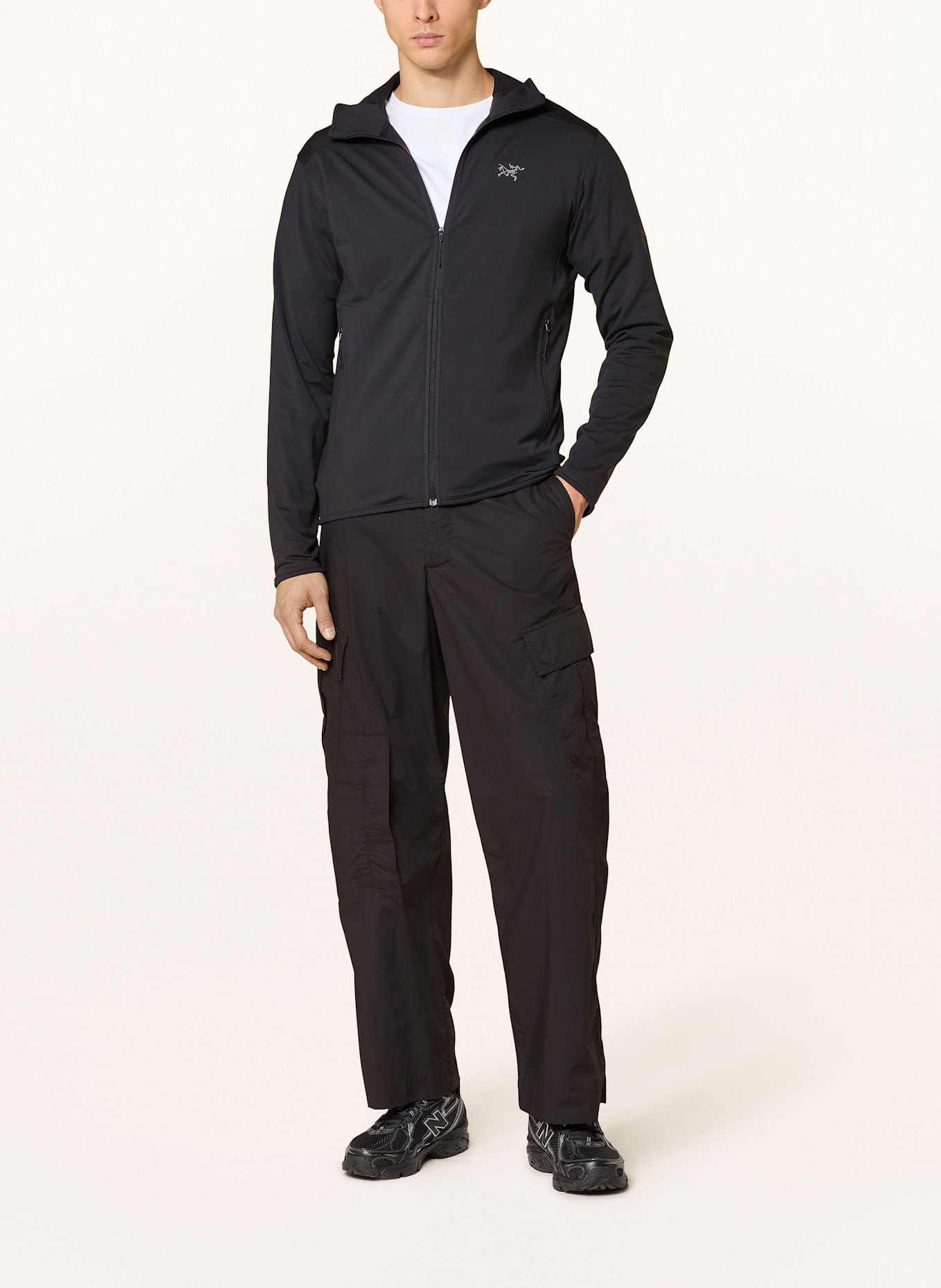 ARC'TERYX Midlayer-Jacke KYANITE LIGHTWEIGHT: SCHWARZ