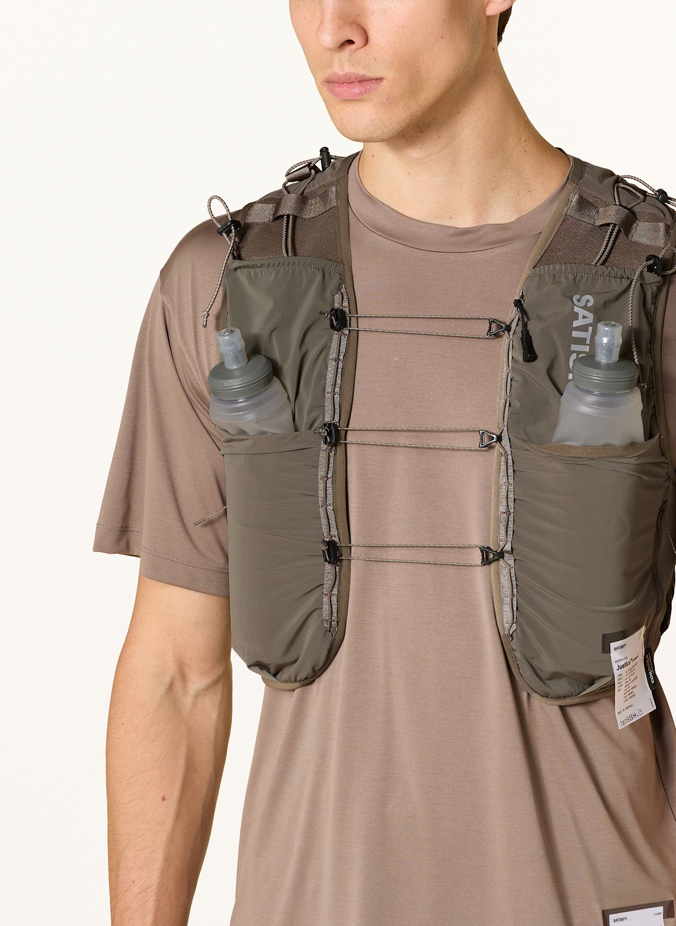 SATISFY Běžecká vesta JUSTICE™ CORDURA® 5L: KHAKI