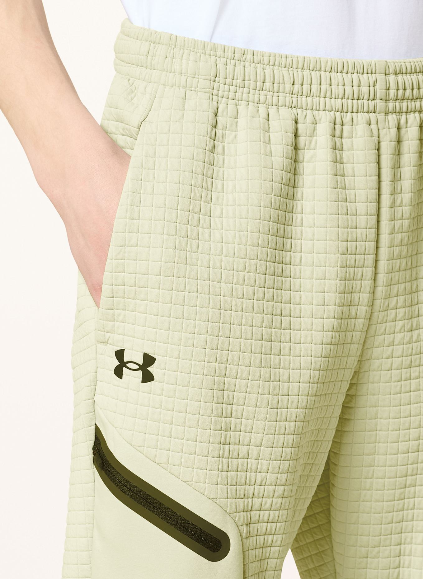 UNDER ARMOUR Trainingshose UA UNSTOPPABLE: HELLGRÜN