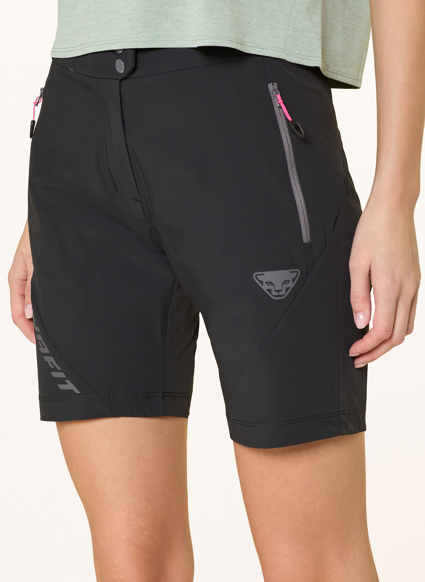 DYNAFIT TRANSALPER2 LIGHT DST trekking shorts: BLACK