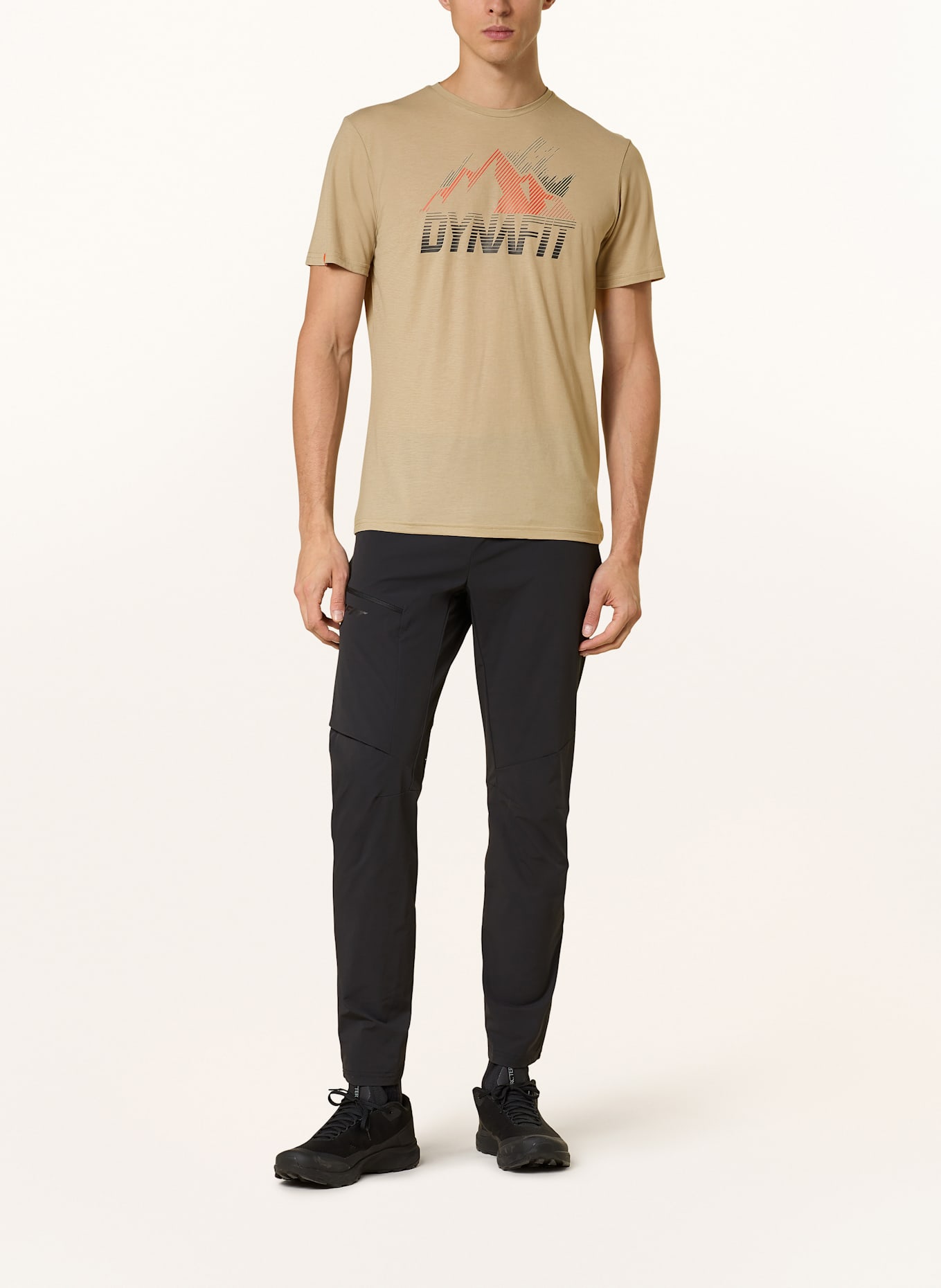 DYNAFIT T-Shirt TRANSALPER GRAPHIC: KHAKI