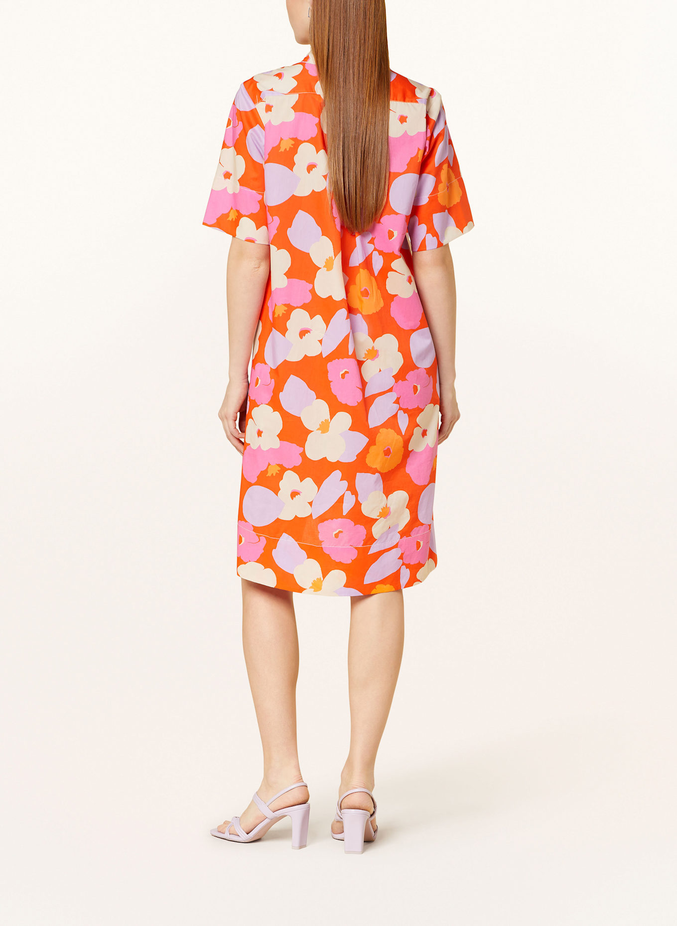 rossana diva Kleid: ORANGE / PINK / BEIGE