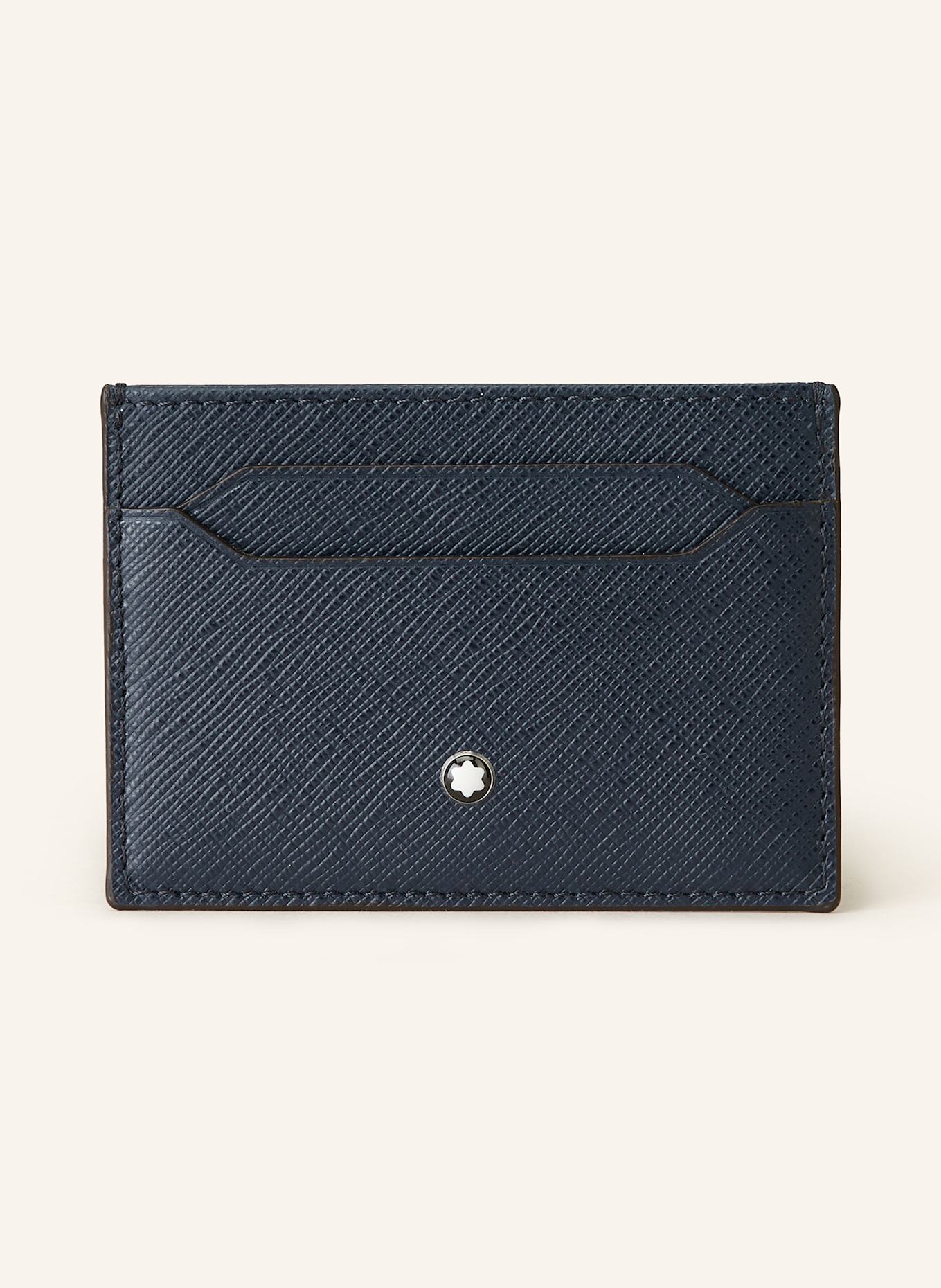 MONTBLANC Etui na karty ze skóry saffiano SARTORIAL: CZARNY