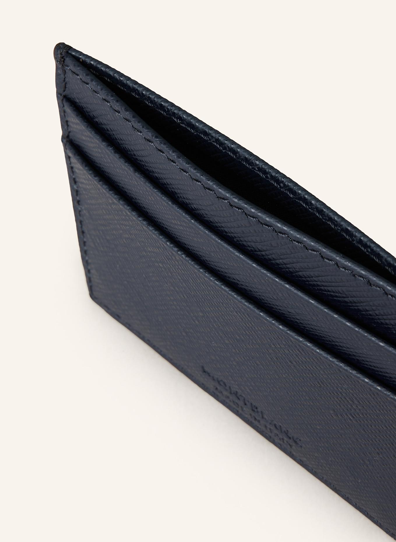 MONTBLANC Etui na karty ze skóry saffiano SARTORIAL: CZARNY