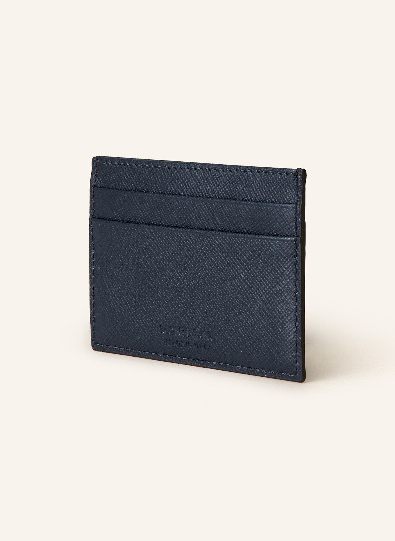 MONTBLANC Etui na karty ze skóry saffiano SARTORIAL: CZARNY