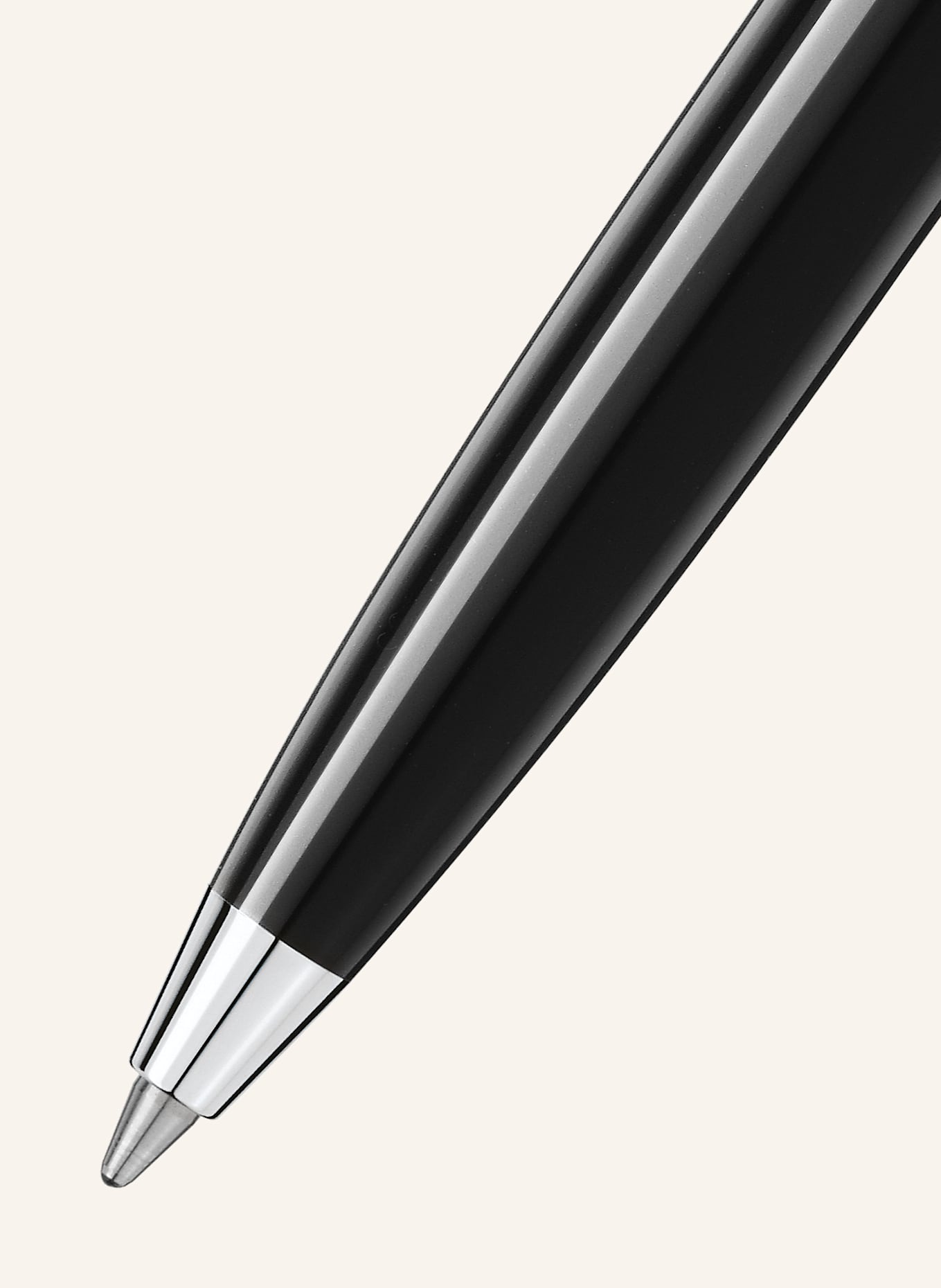 MONTBLANC Drehkugelschreiber MEISTERSTÜCK PLATINUM-COATED MOZART: SCHWARZ / SILBER