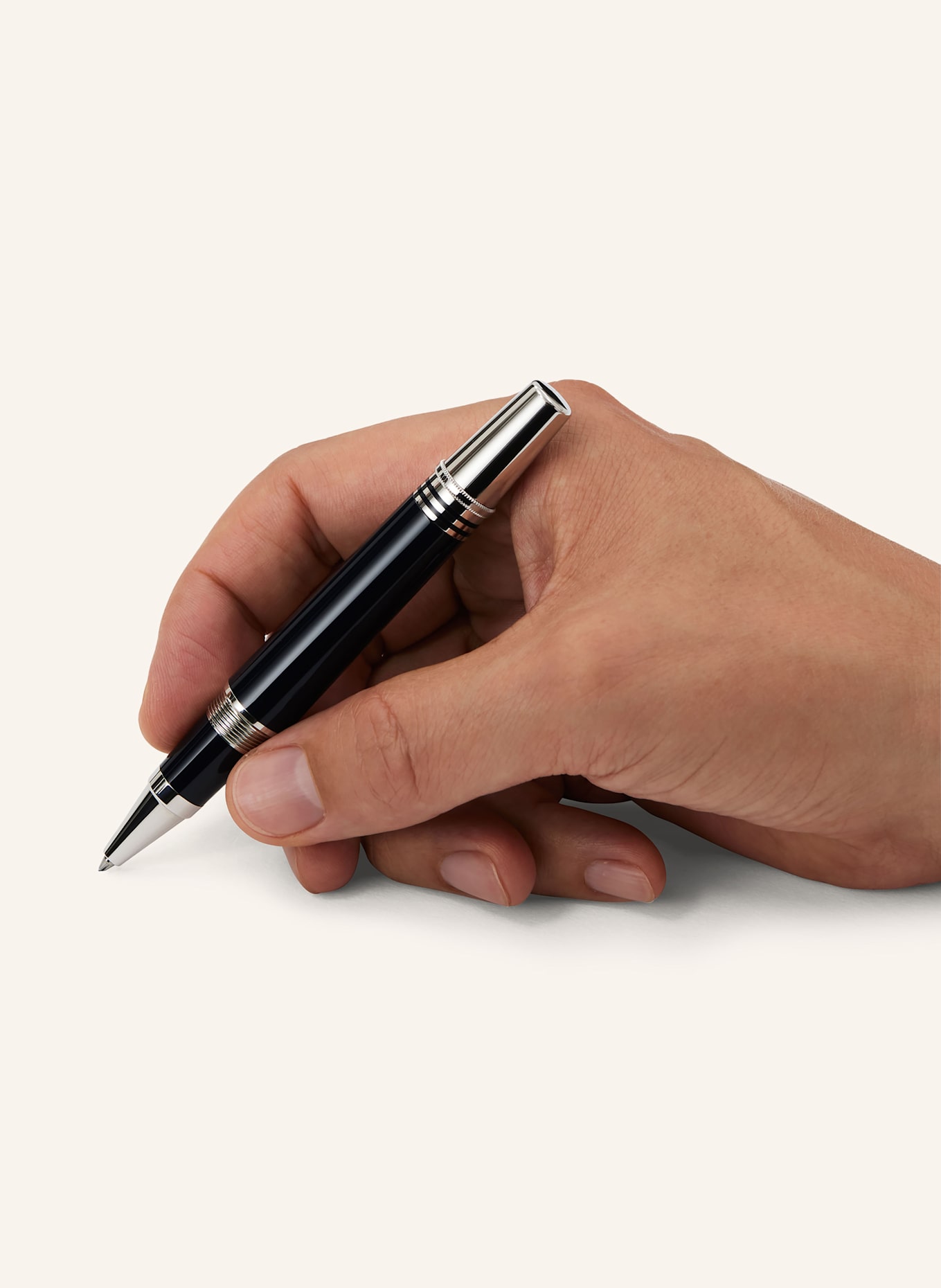 MONTBLANC Rollerball JOHN F. KENNEDY SPECIAL EDITION: MÖRKBLÅ / SILVER