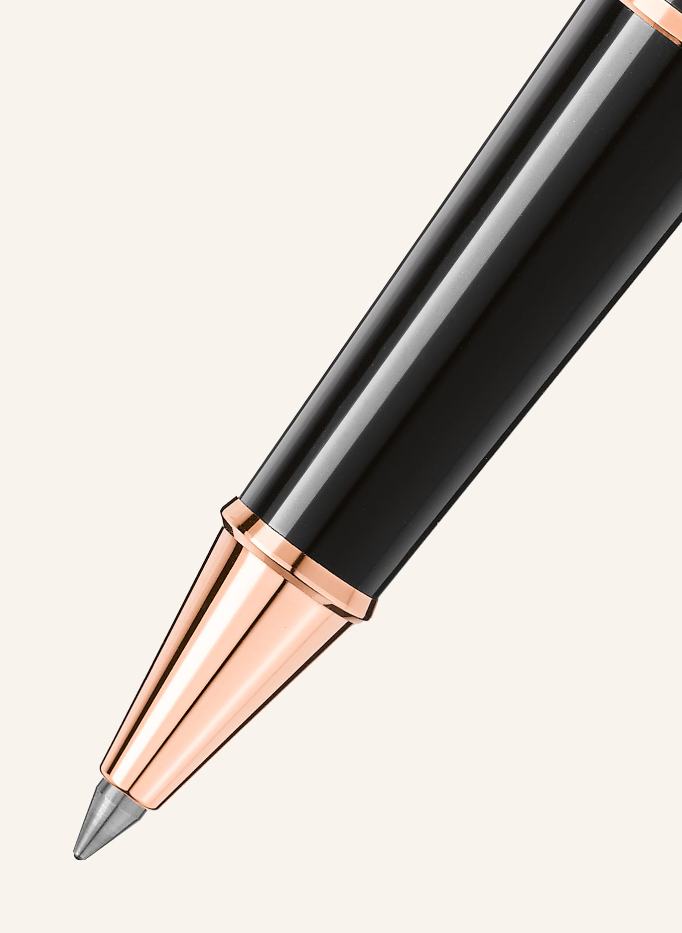 MONTBLANC Rollerball MEISTERSTÜCK: SCHWARZ / ROSÉGOLD