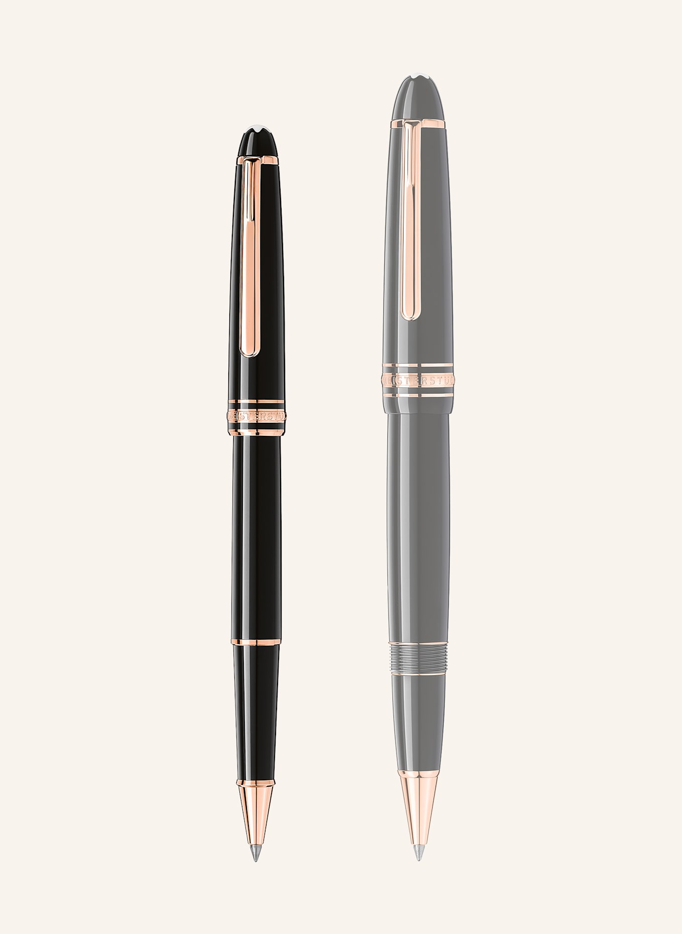 MONTBLANC Rollerball MEISTERSTÜCK: SCHWARZ / ROSÉGOLD