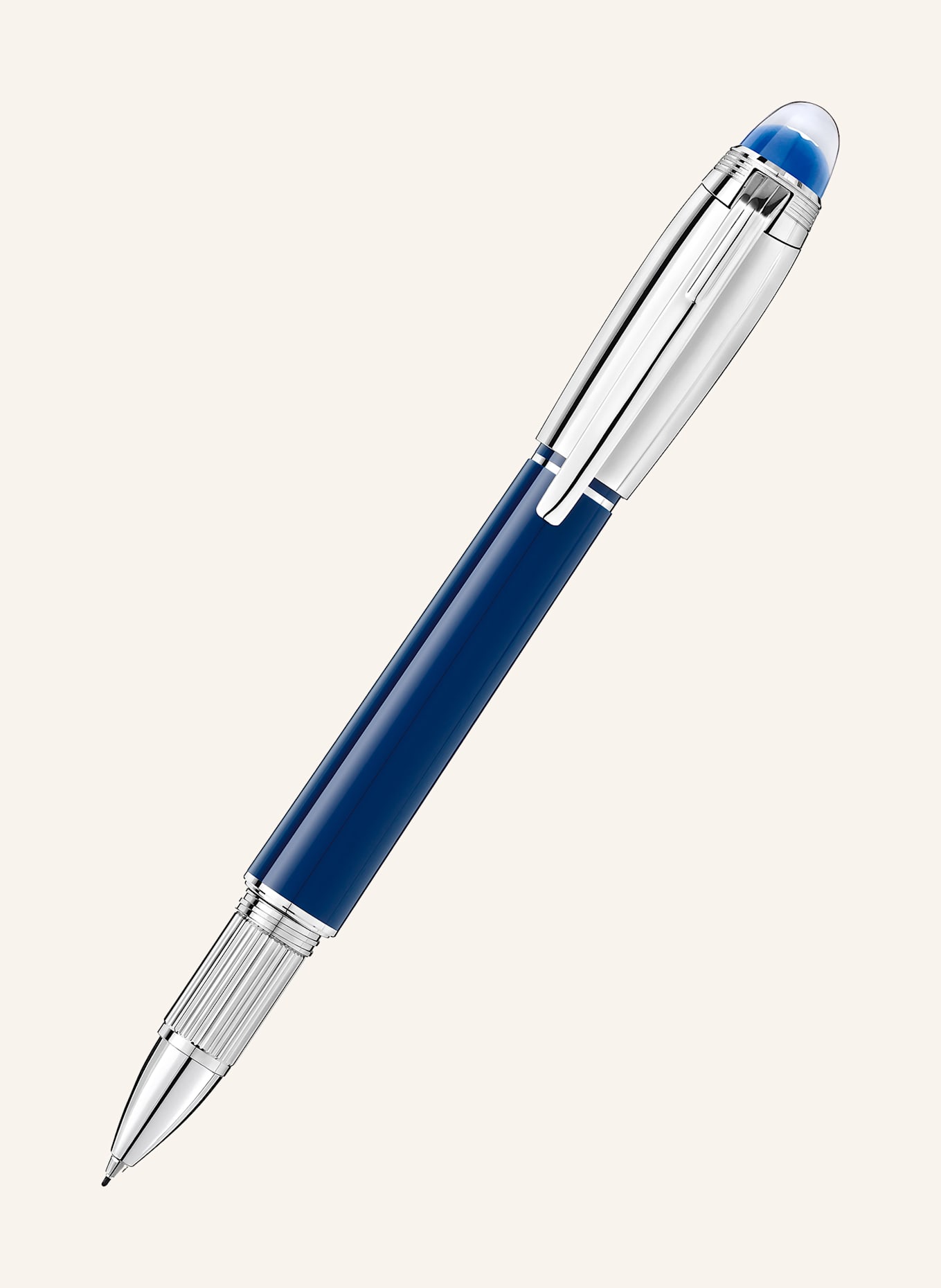 MONTBLANC Fineliner STARWALKER BLUE PLANET DOUÉ: DUNKELBLAU / SILBER