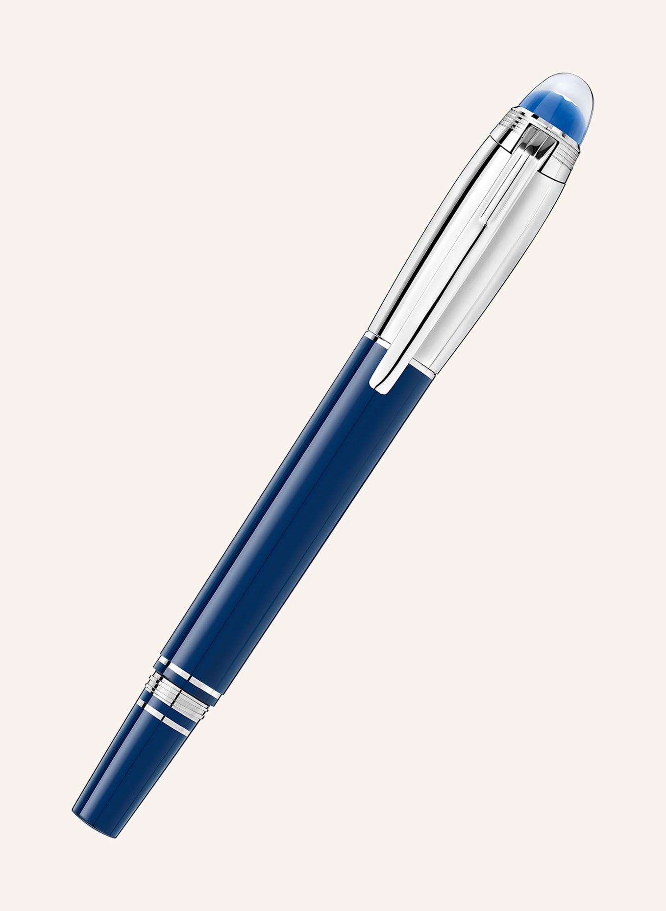 MONTBLANC Fineliner STARWALKER BLUE PLANET DOUÉ: DUNKELBLAU / SILBER