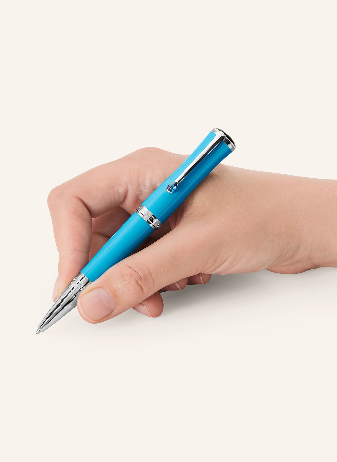 MONTBLANC Drehkugelschreiber MUSES MARIA CALLAS SPECIAL EDITION: TÜRKIS