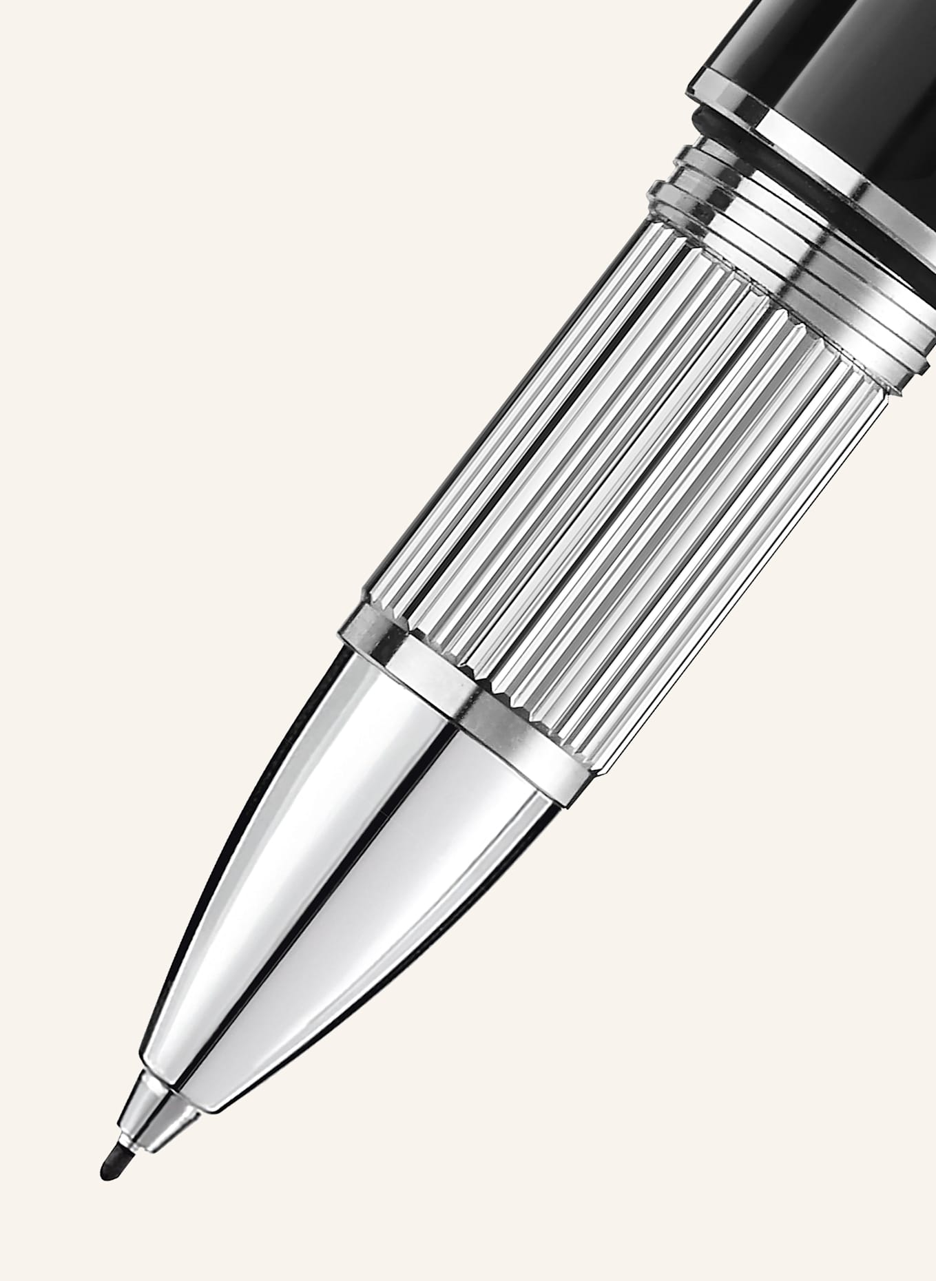 MONTBLANC Fineliner STARWALKER PRECIOUS RESIN: SCHWARZ / DUNKELBLAU / SILBER