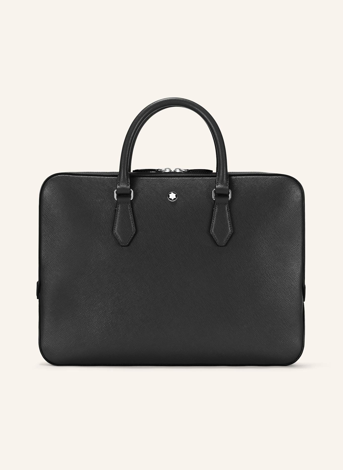 MONTBLANC Saffiano business bag SARTORIAL: BLACK