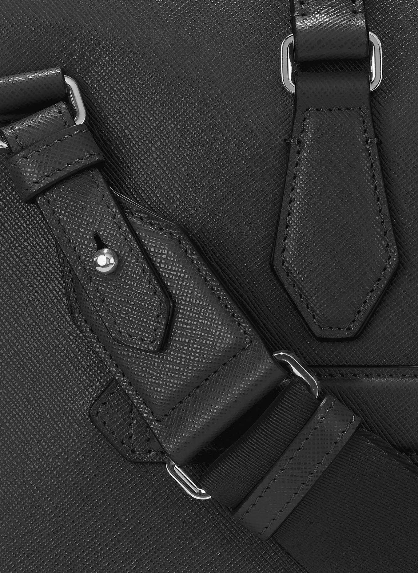 MONTBLANC Saffiano business bag SARTORIAL: BLACK