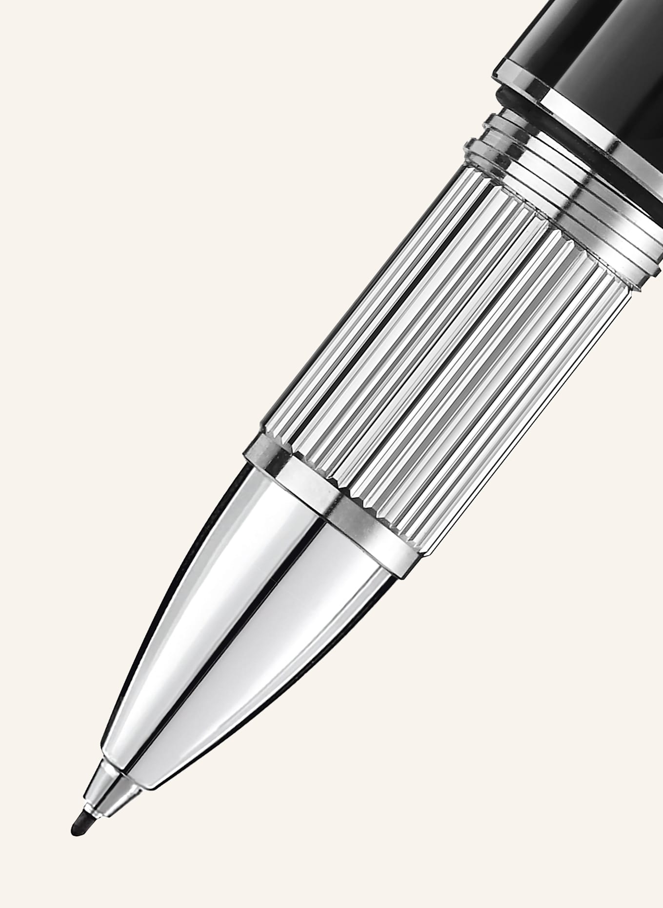 MONTBLANC Cienkopis STARWALKER DOUÉ: CZARNY / SREBRNY