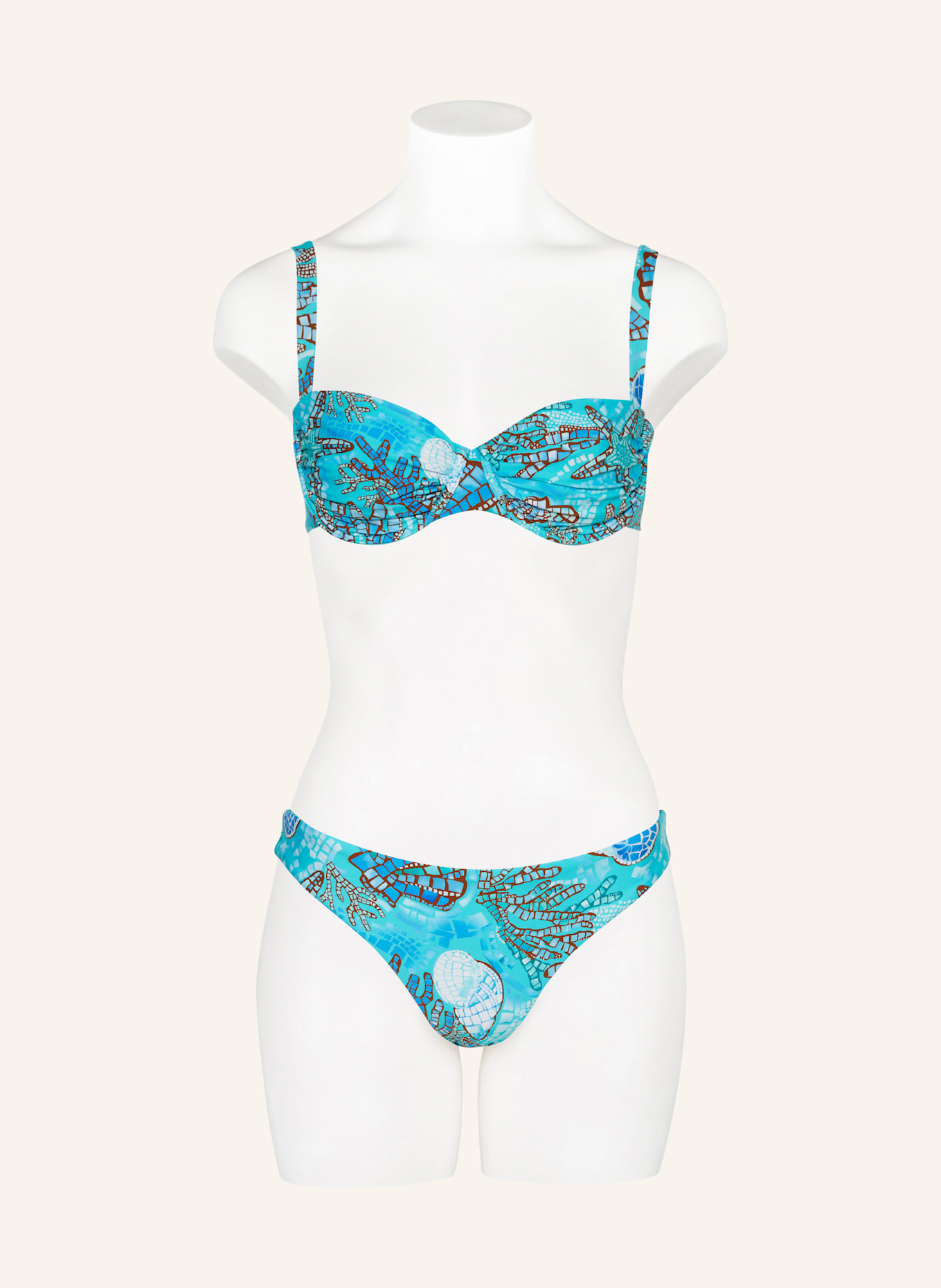 SEAFOLLY Panty bikini bottoms LA MER: TURQUOISE / BLUE / LIGHT BLUE