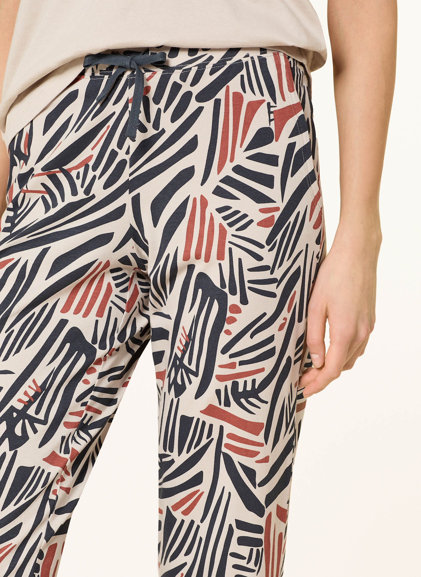 SCHIESSER Schlafhose MIX+RELAX: HELLGRAU / DUNKELBLAU / BRAUN