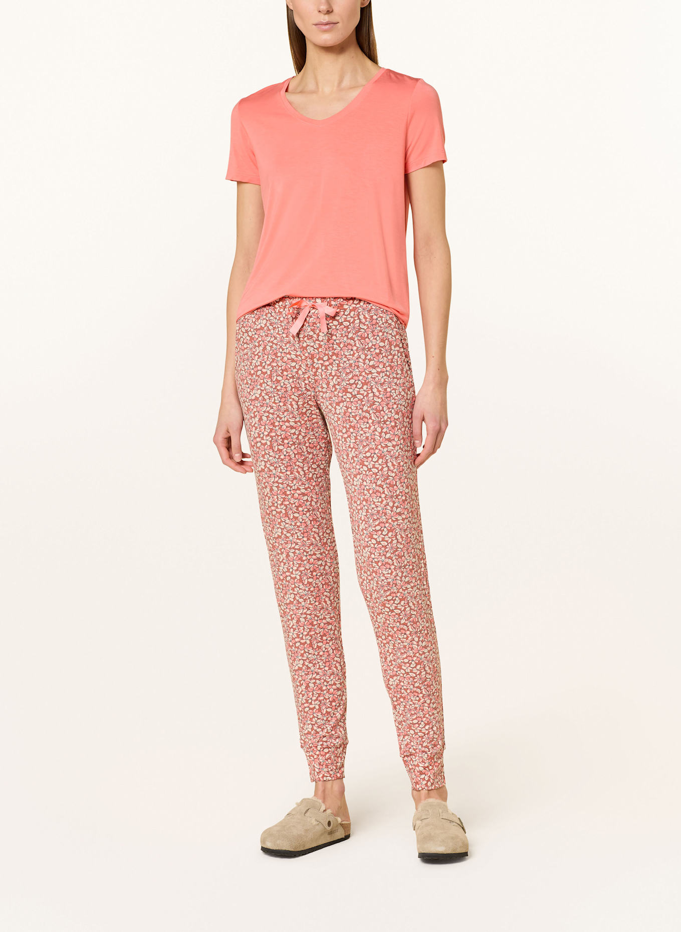 SCHIESSER Schlafshirt MIX+RELAX: ORANGE