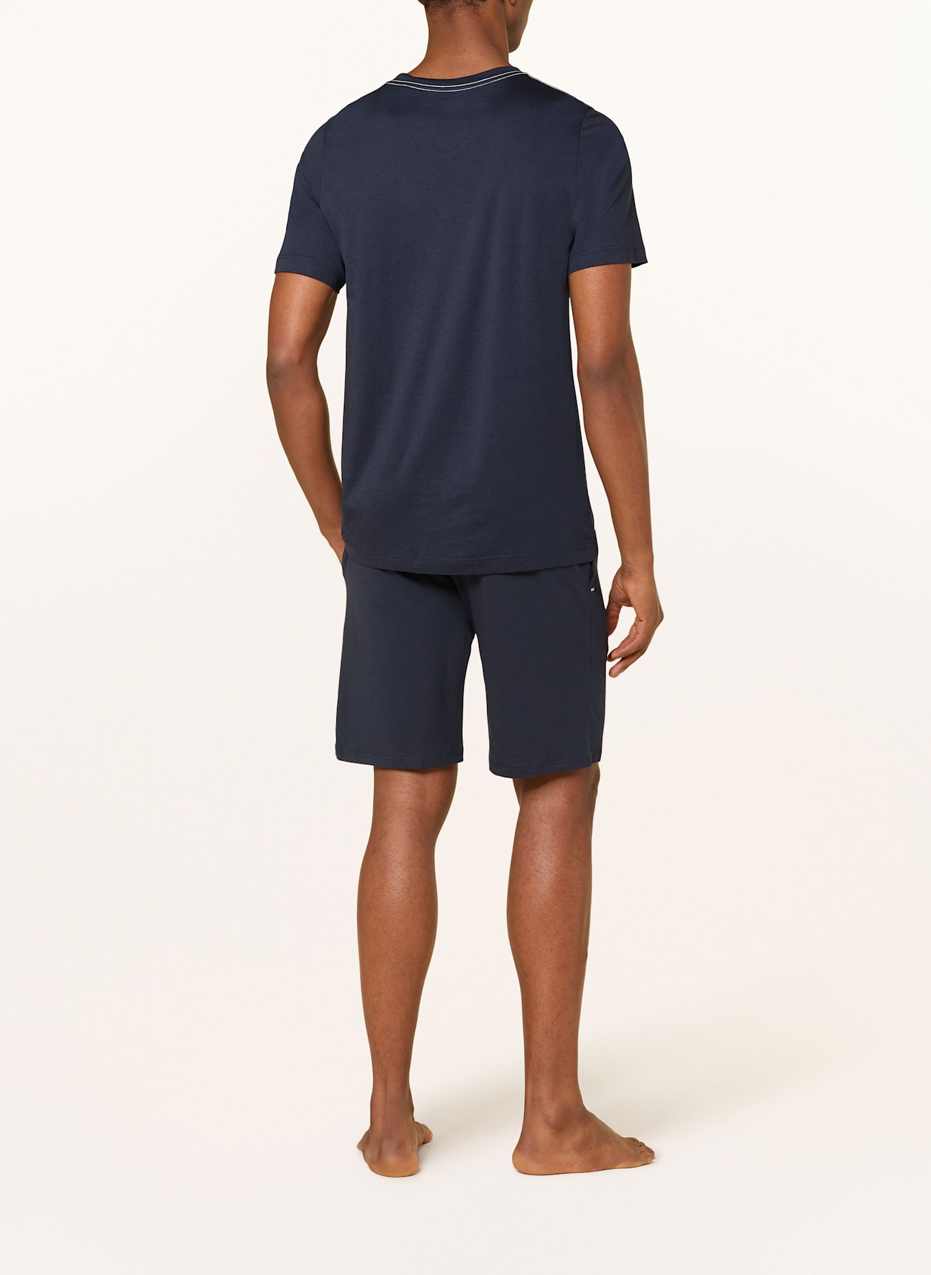 SCHIESSER Schlafshirt MIX+RELAX: DUNKELBLAU