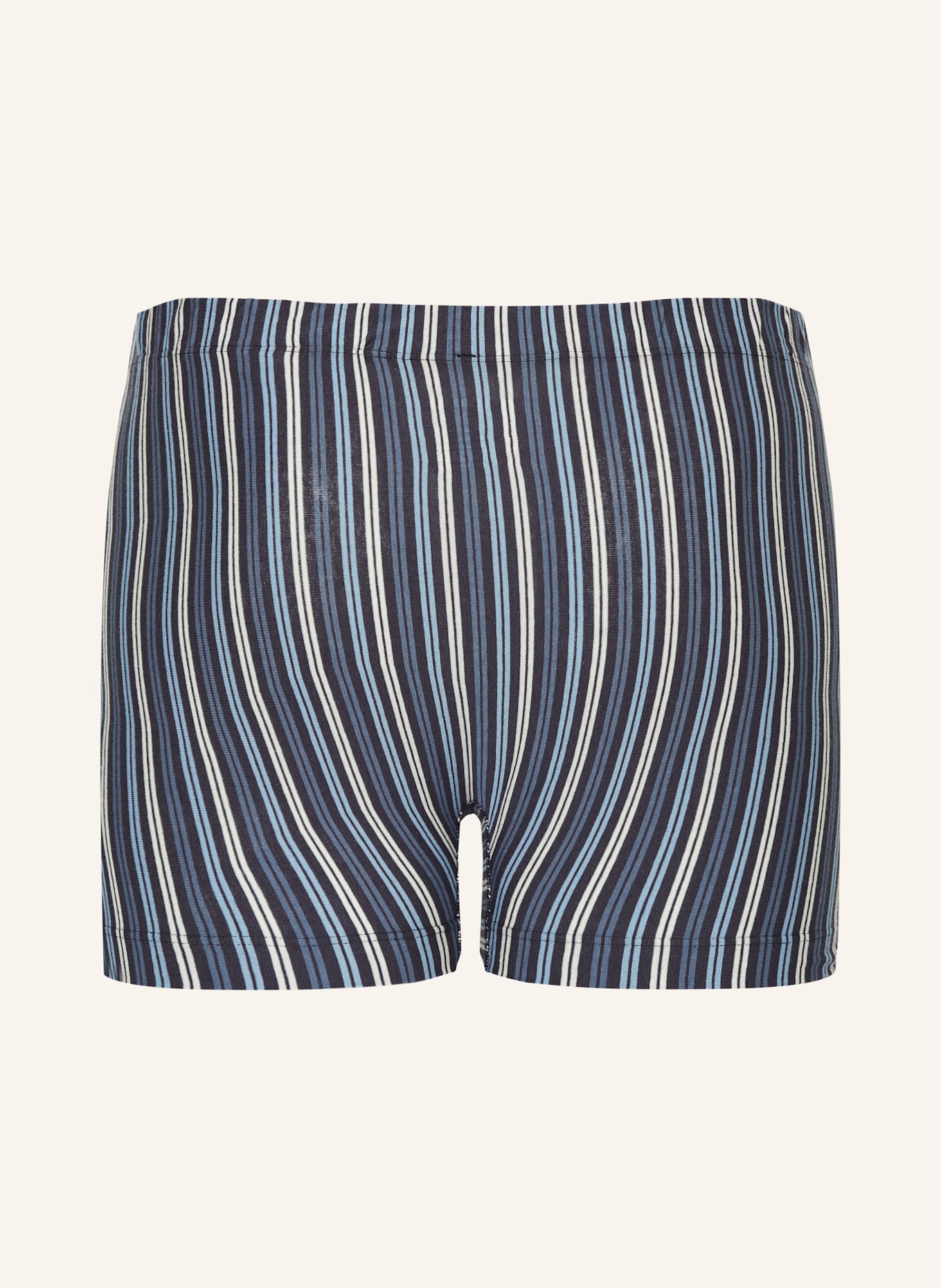 SCHIESSER Bokserki 95/5, 3 szt.: NIEBIESKI / ECRU / GRANATOWY