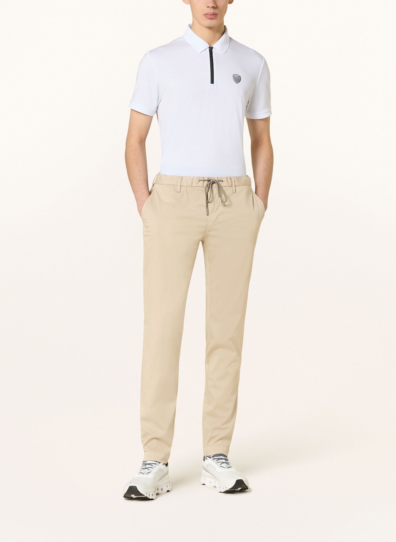 ALBERTO Spodnie golfowe JUMP-G: BEŻOWY