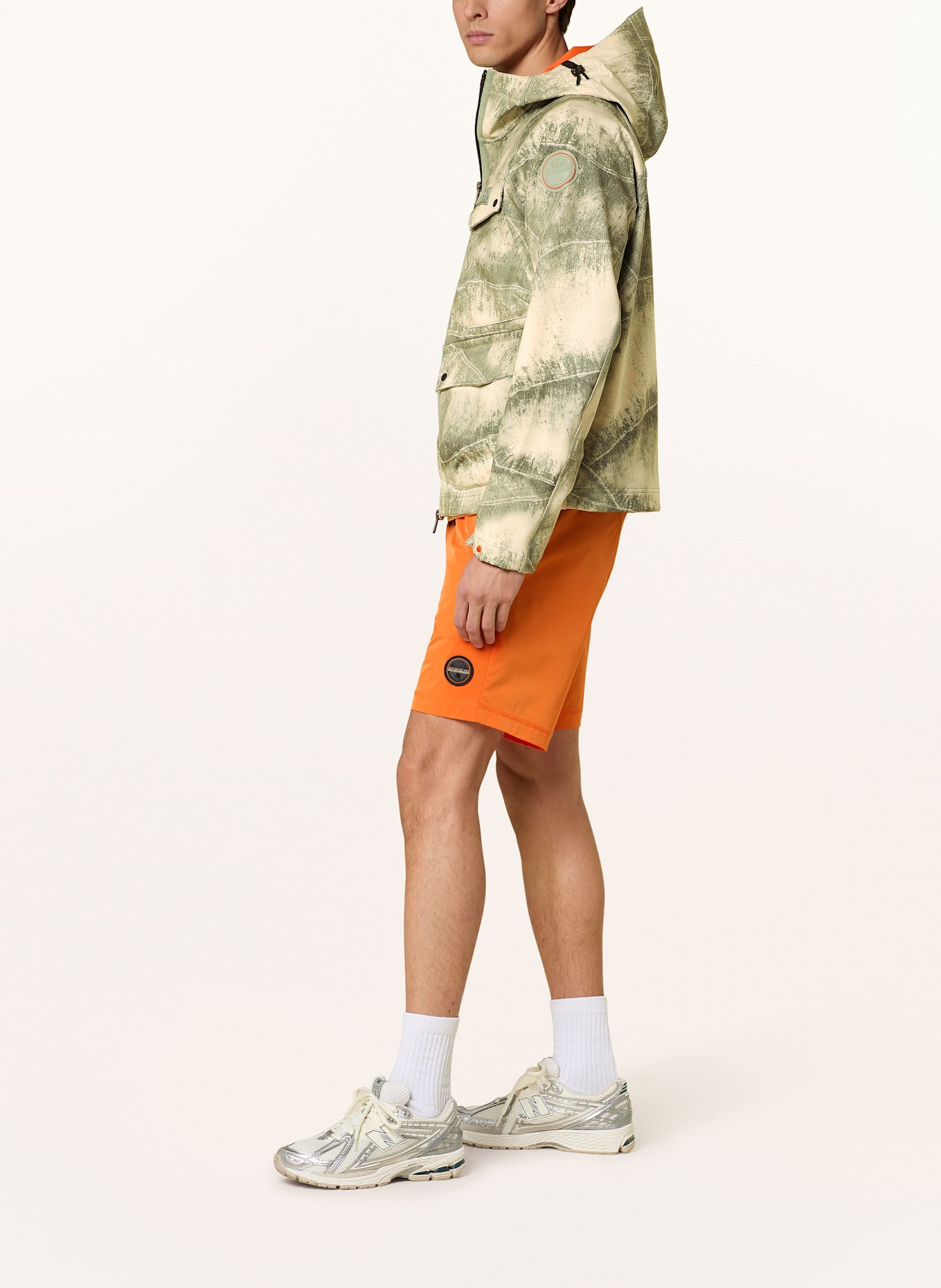 NAPAPIJRI Jacket A-RIVALTO: GREEN/ CREAM
