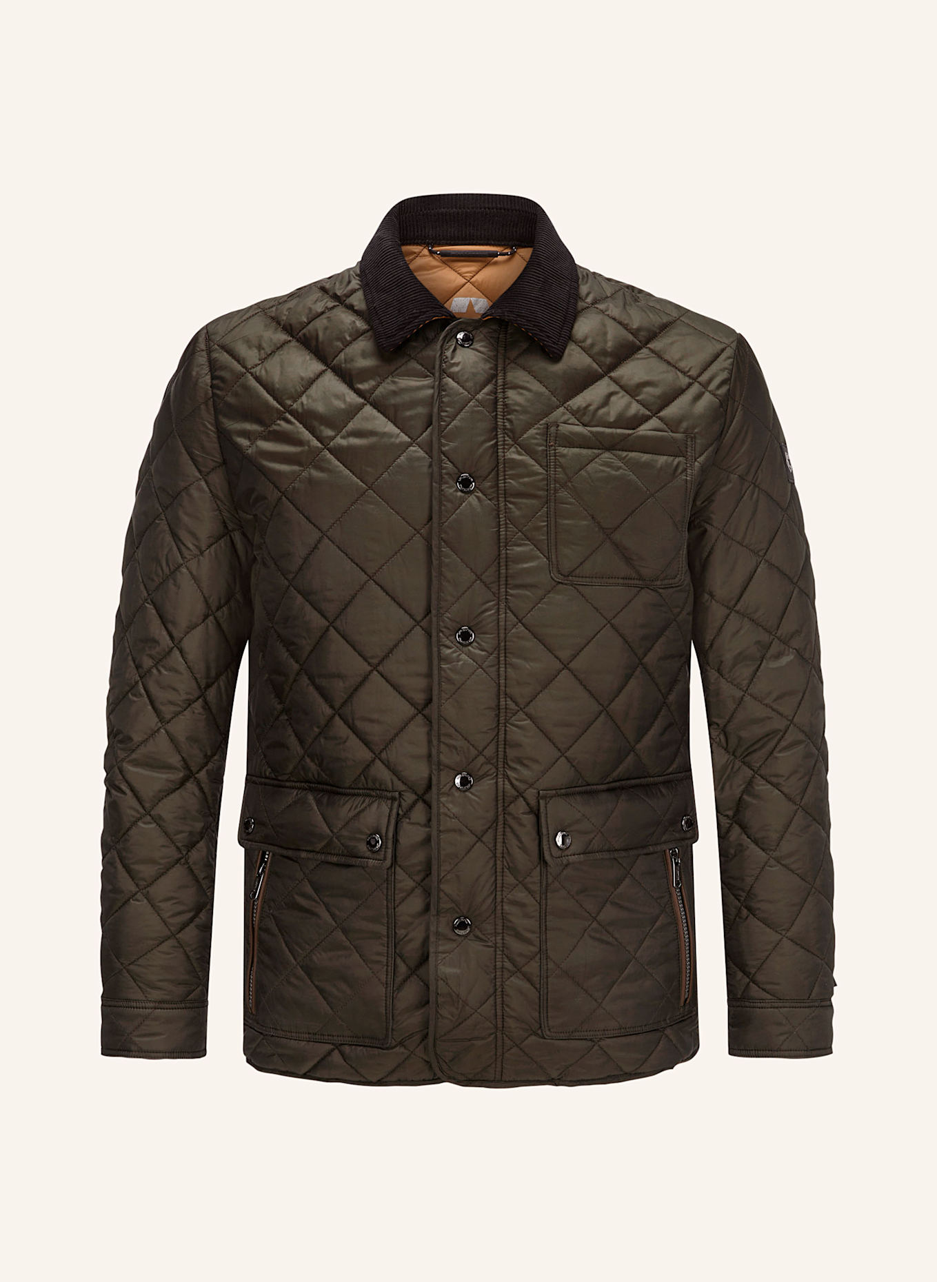 MILESTONE Steppjacke MSSEATTLE mit DUPONT™ SORONA®-Isolierung: KHAKI