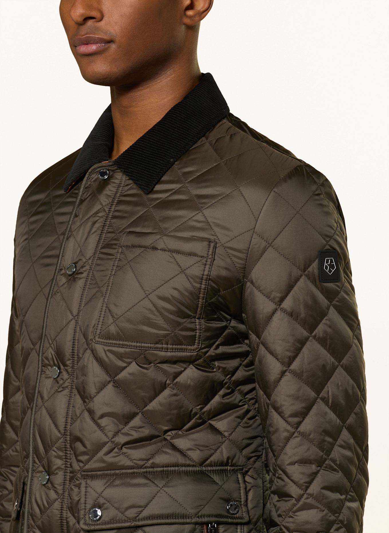 MILESTONE Steppjacke MSSEATTLE mit DUPONT™ SORONA®-Isolierung: KHAKI