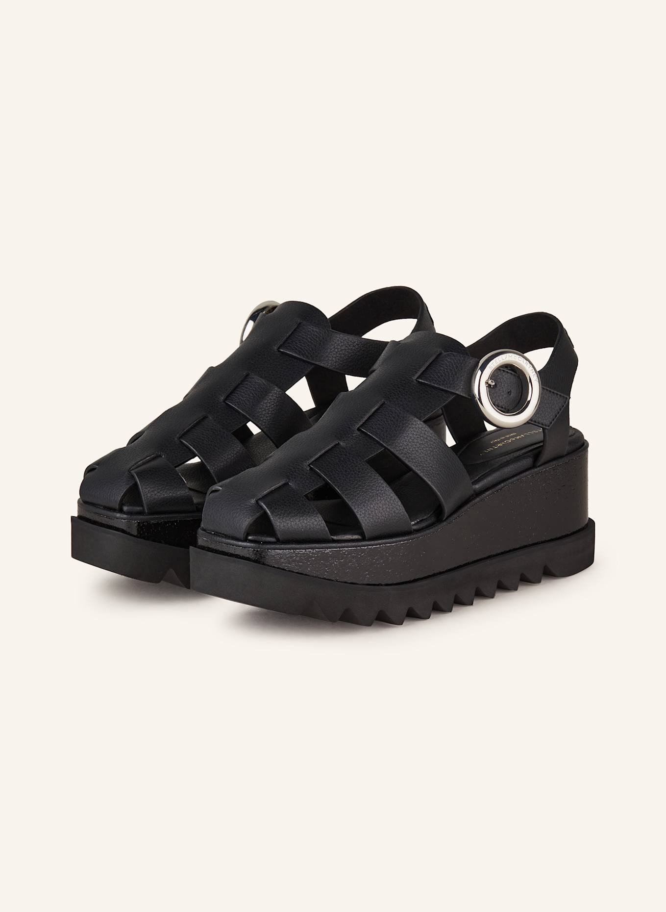 STELLA McCARTNEY Platform sandals ELYSE: BLACK (Image 1)